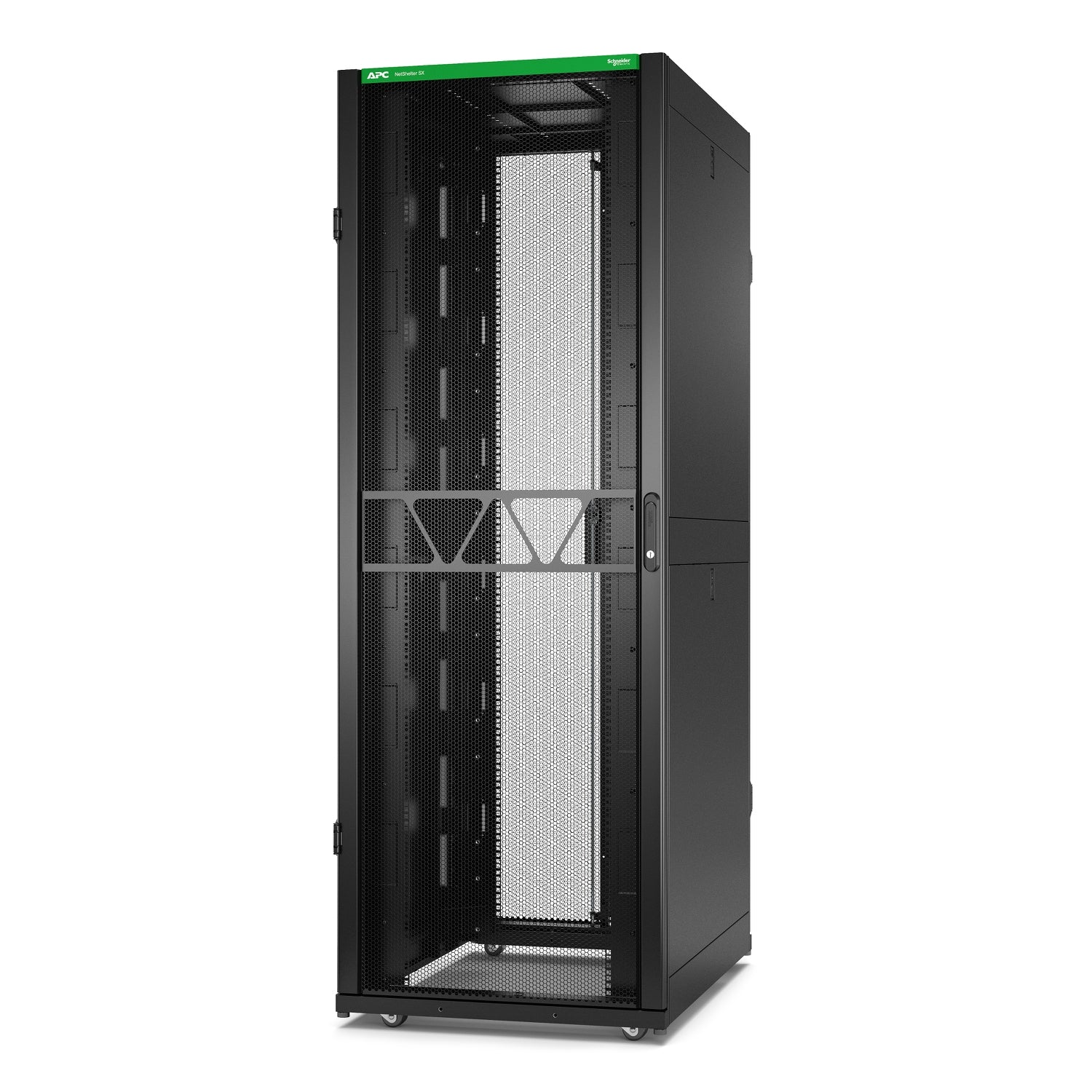 APC NetShelter SX Gen 2 Rack cabinet 2124H x 750W x 1070D mm with sides floor-standing Black 42U 19 TAA Compliant
