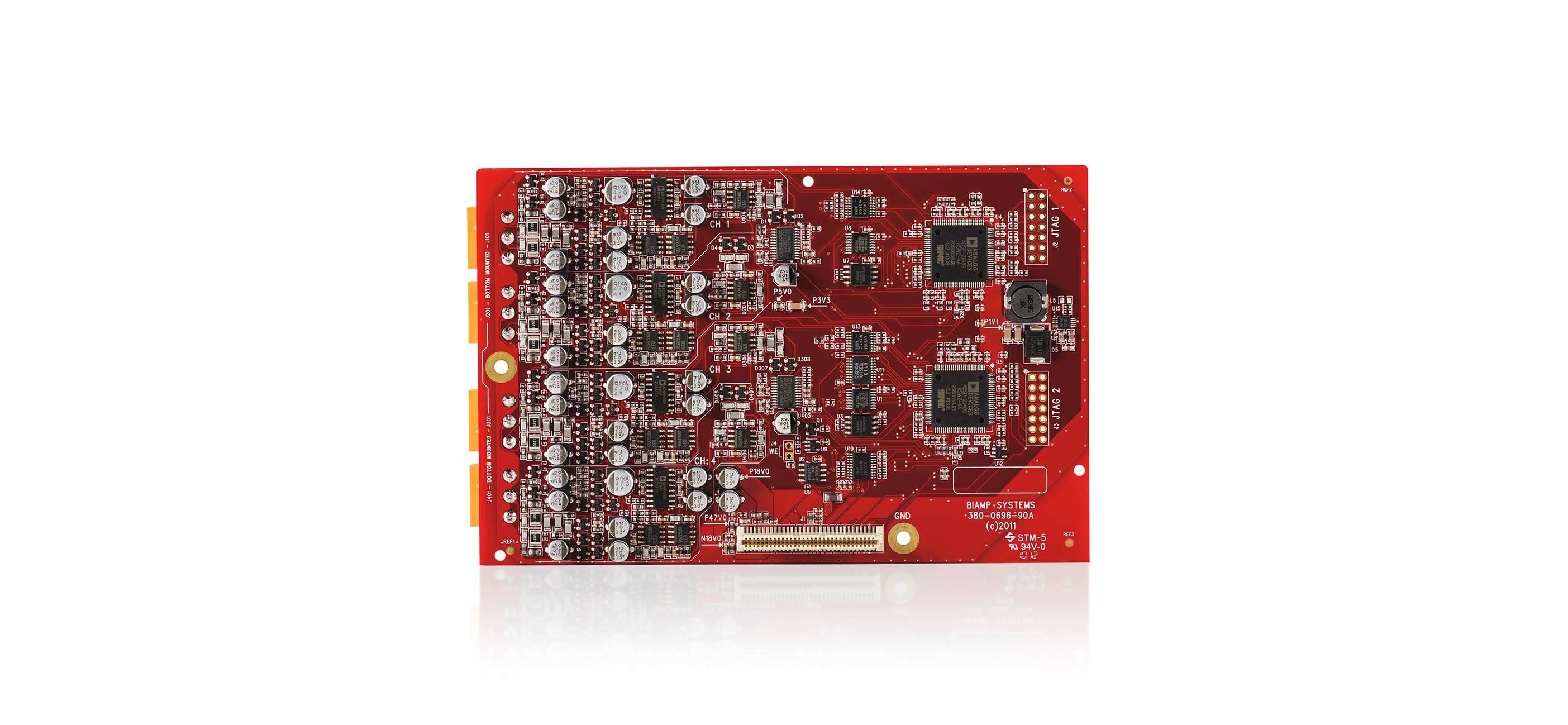 Biamp Tesira EX-MOD 4 Channel Mic/Line Input Card with Acoustic Echo Cancellation