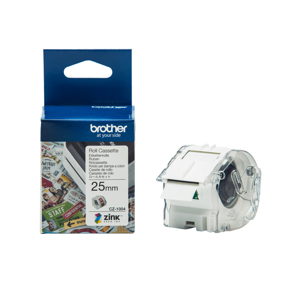 BROTHER CZ-1004 Ruban 25 mm de largeur pour VC-500W