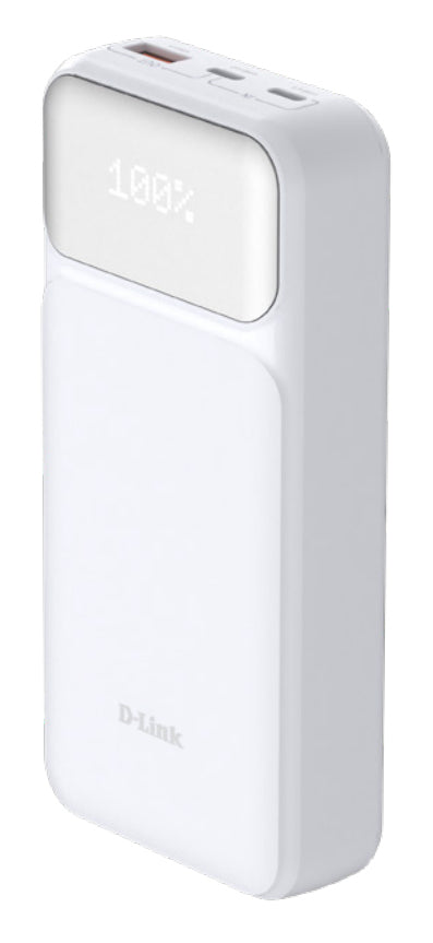 D-LINK PowerBank 2000mAh 2 port USB-C 65W max par port 1 port USB-A 22.5W max
