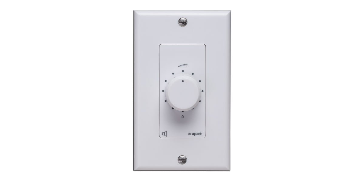 Biamp Decora - 120 watts  style volume control, white (70V).