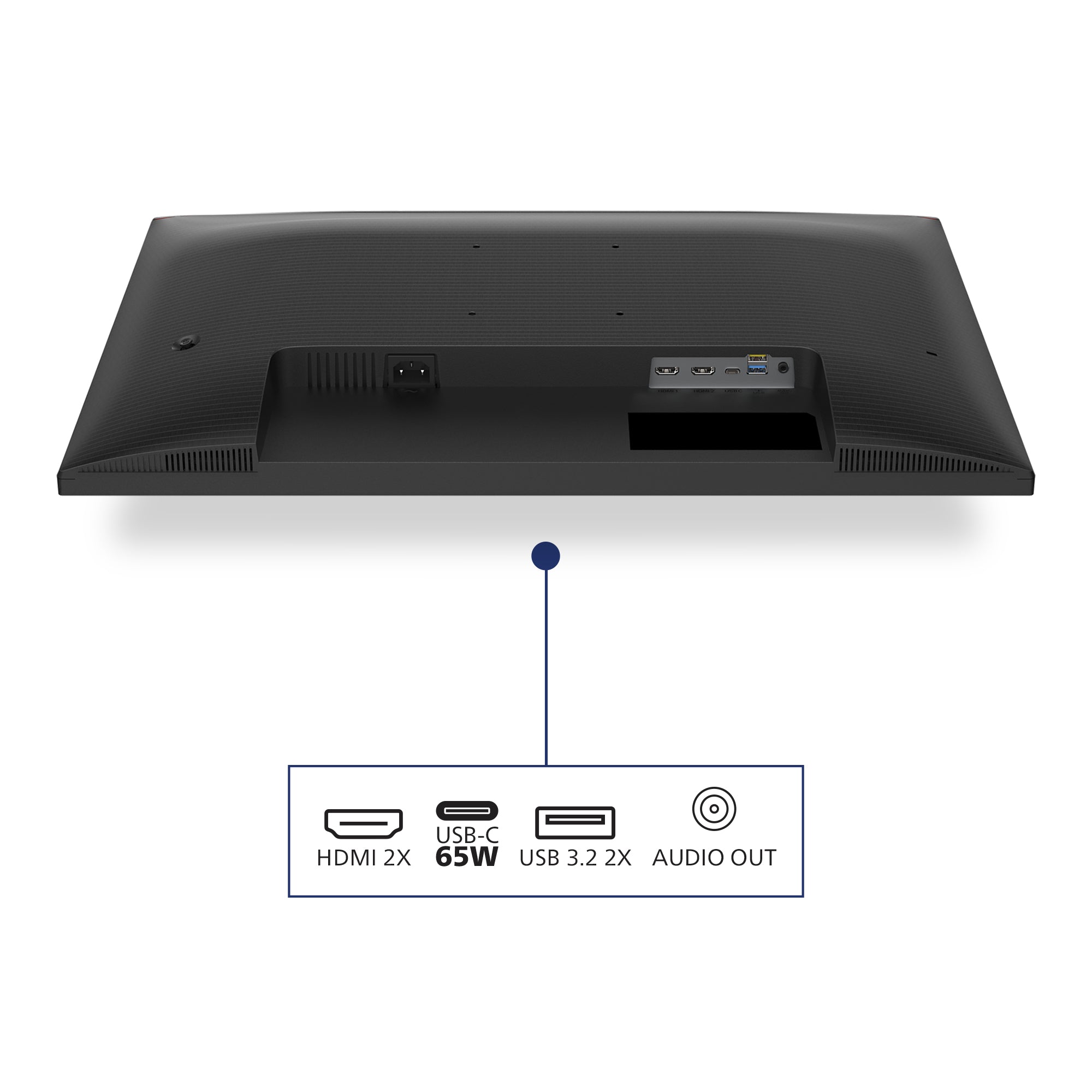 PHILIPS 27E1N1900AE/00 27p IPS 4K UHD 60Hz 350cd/m2 4ms 2xHDMI2.0 USB Type C PD65W USB HUB Speakers Height Adj.