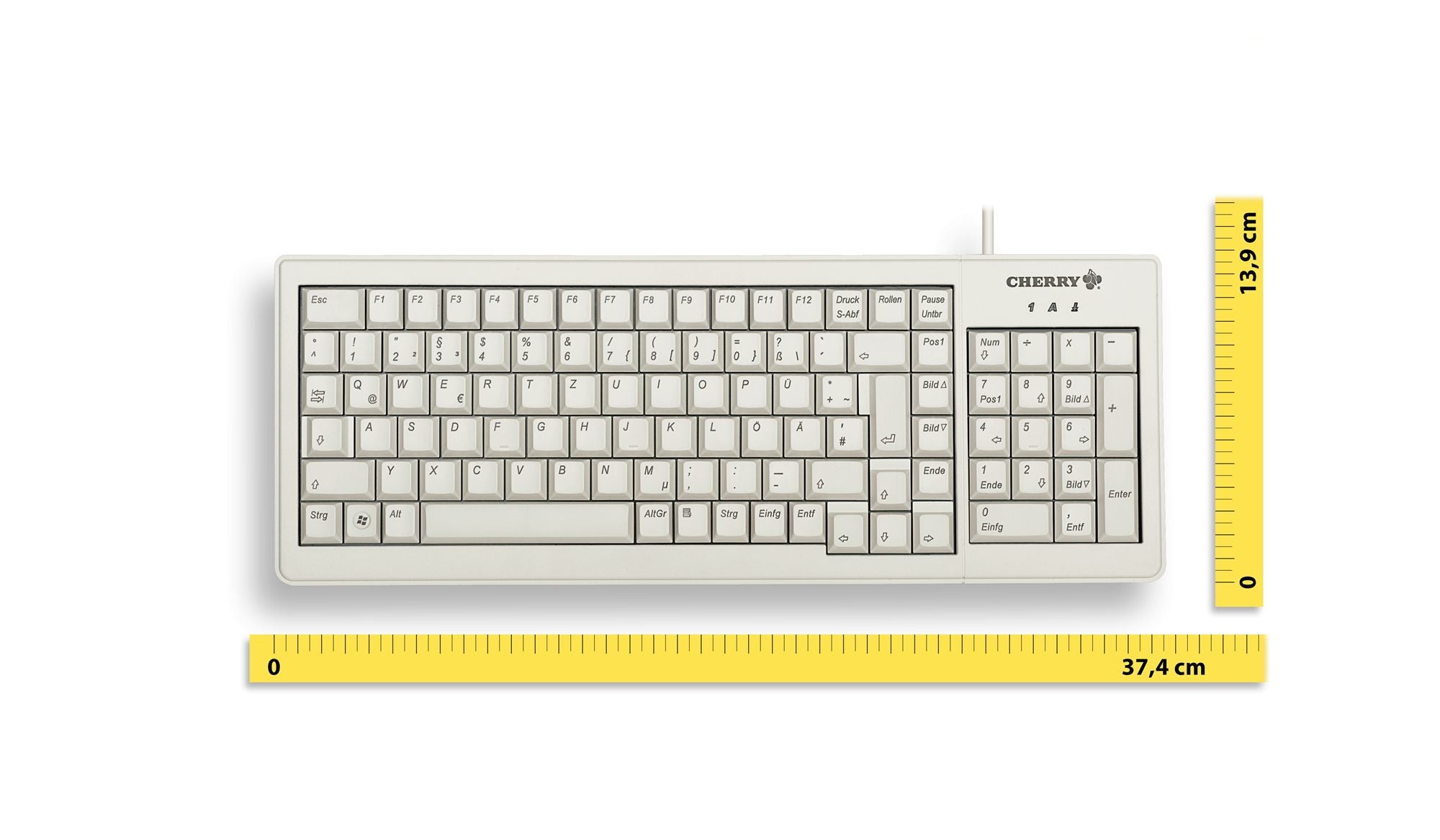 CHERRY Clavier XS Complete G84-5200 USB/PS2 gris