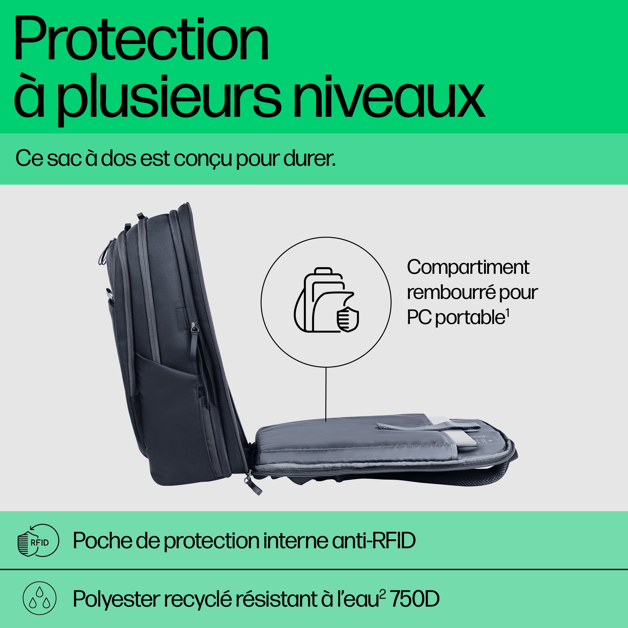 HP Travel Plus 30L 17 Laptop Backpack