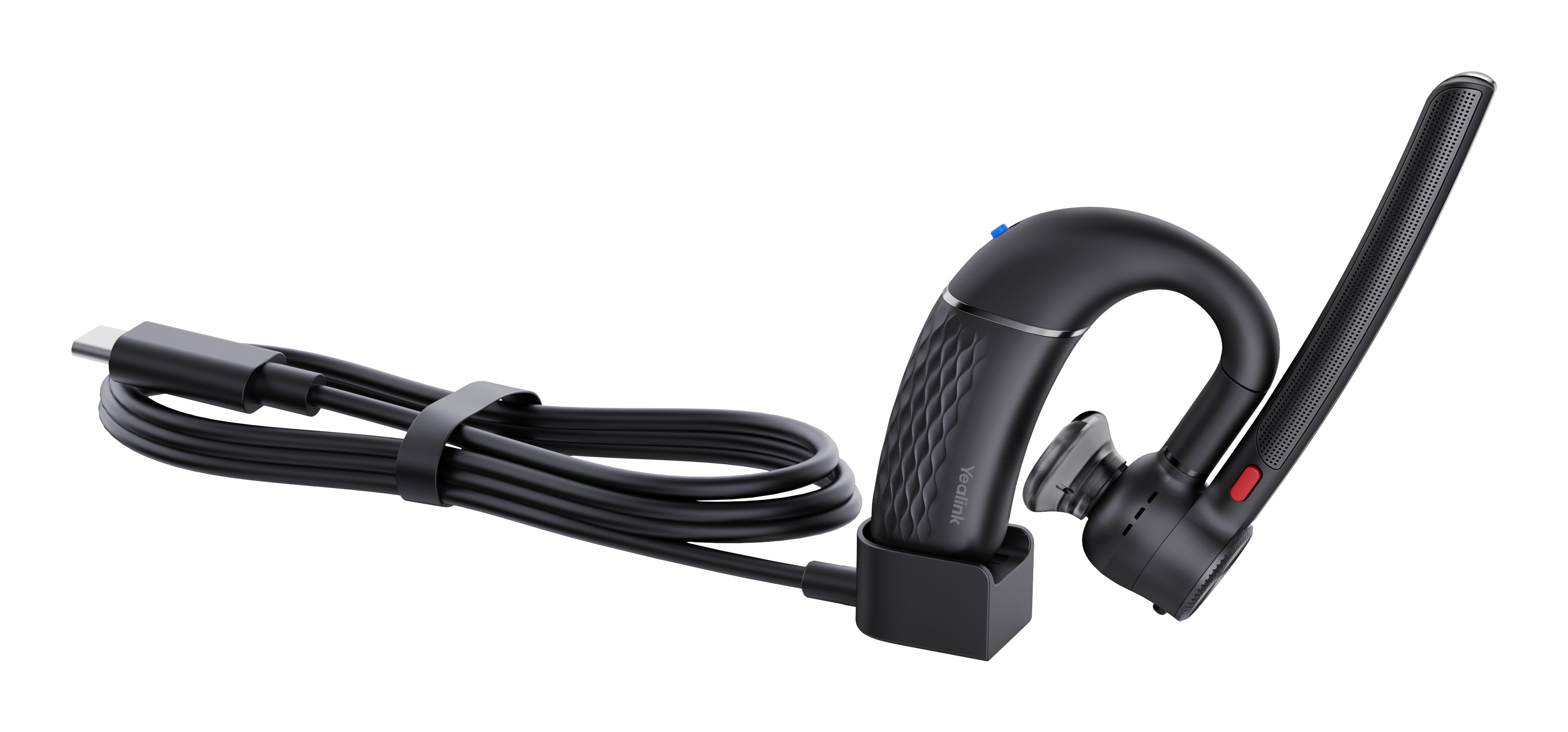 Yealink BH71 Lite Avec fil &sans fil Crochets auriculaires Bureau/Centre d'appels USB Type-C Bluetooth Noir