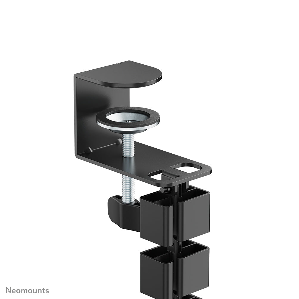 NEOMOUNTS Cable Spine Organizer for sit/stand desk frames clamp mounted black