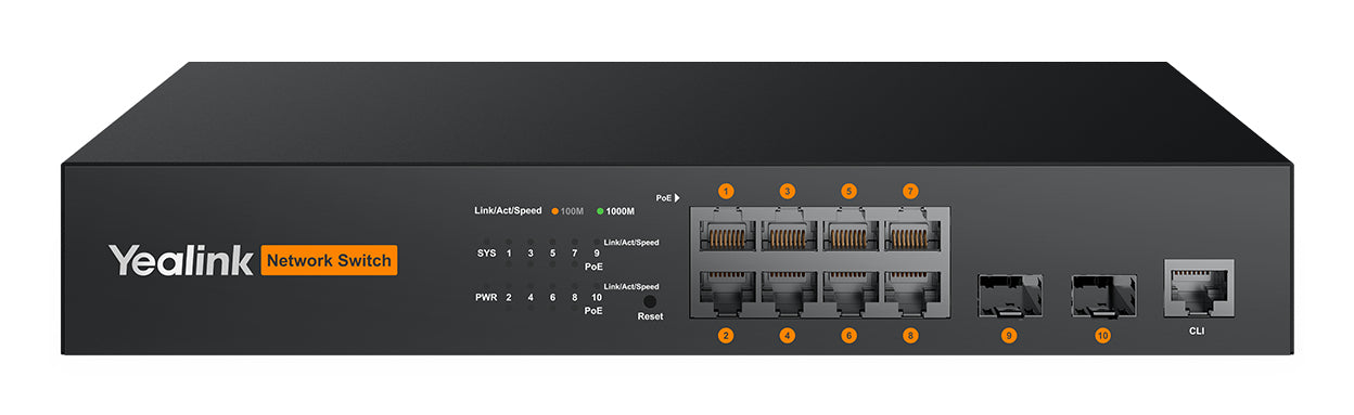 Yealink RCH80 Switch POE 8 ports L2