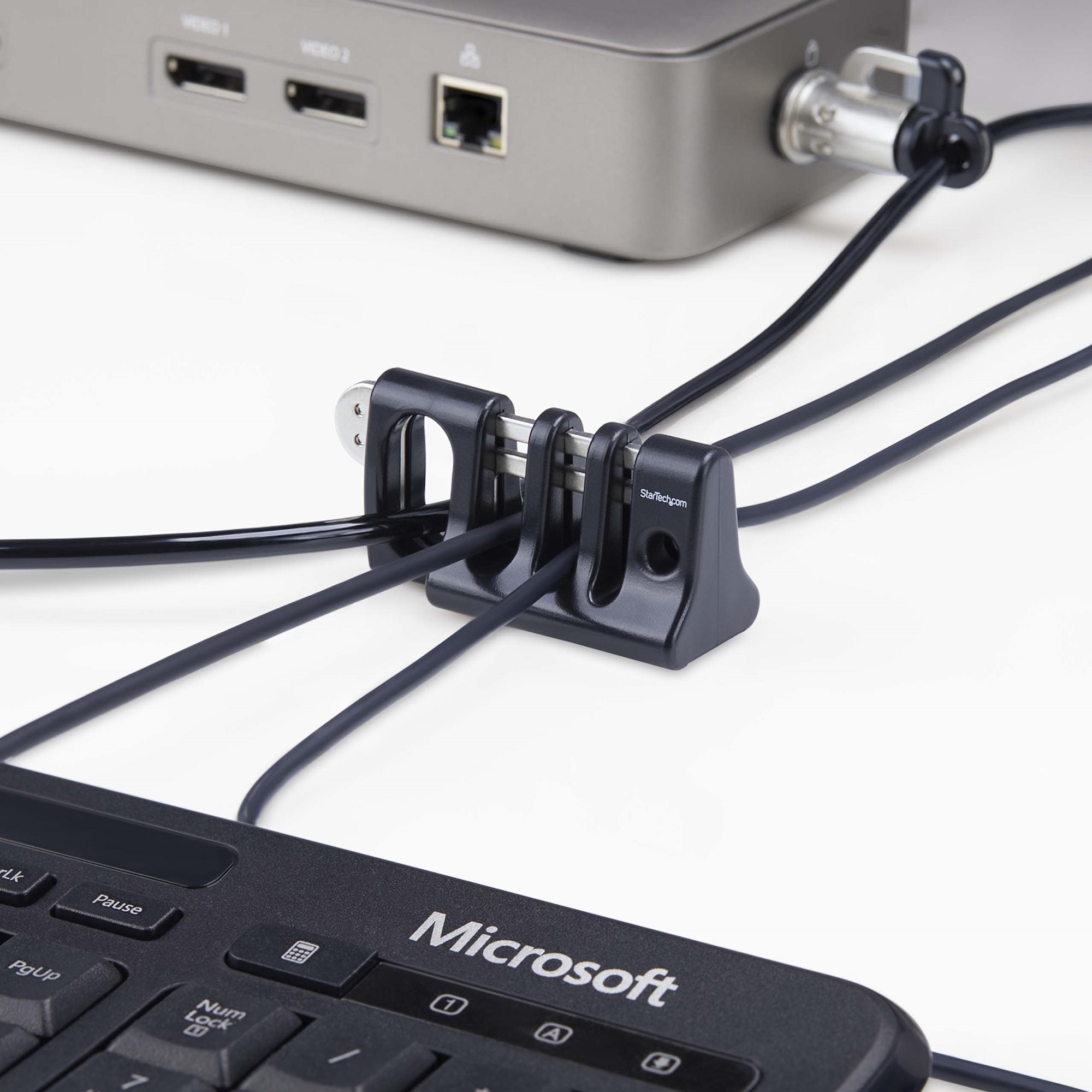 Peripheral Cable Anchor Lock For Desk