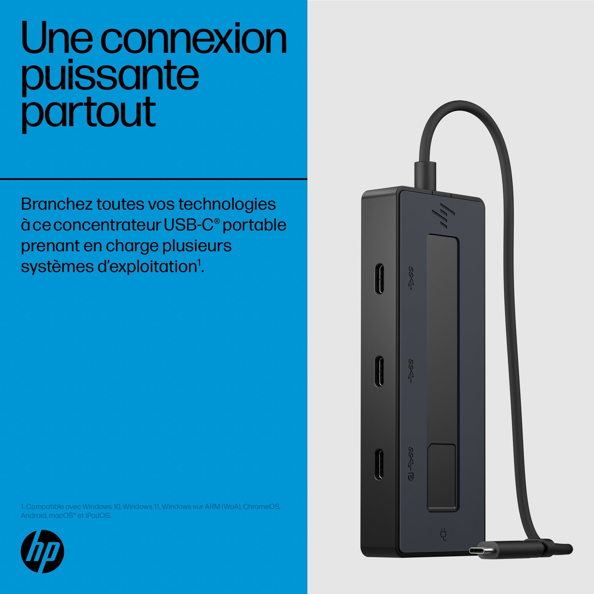 HP 4K USB-C Multiport Hub (EU)
