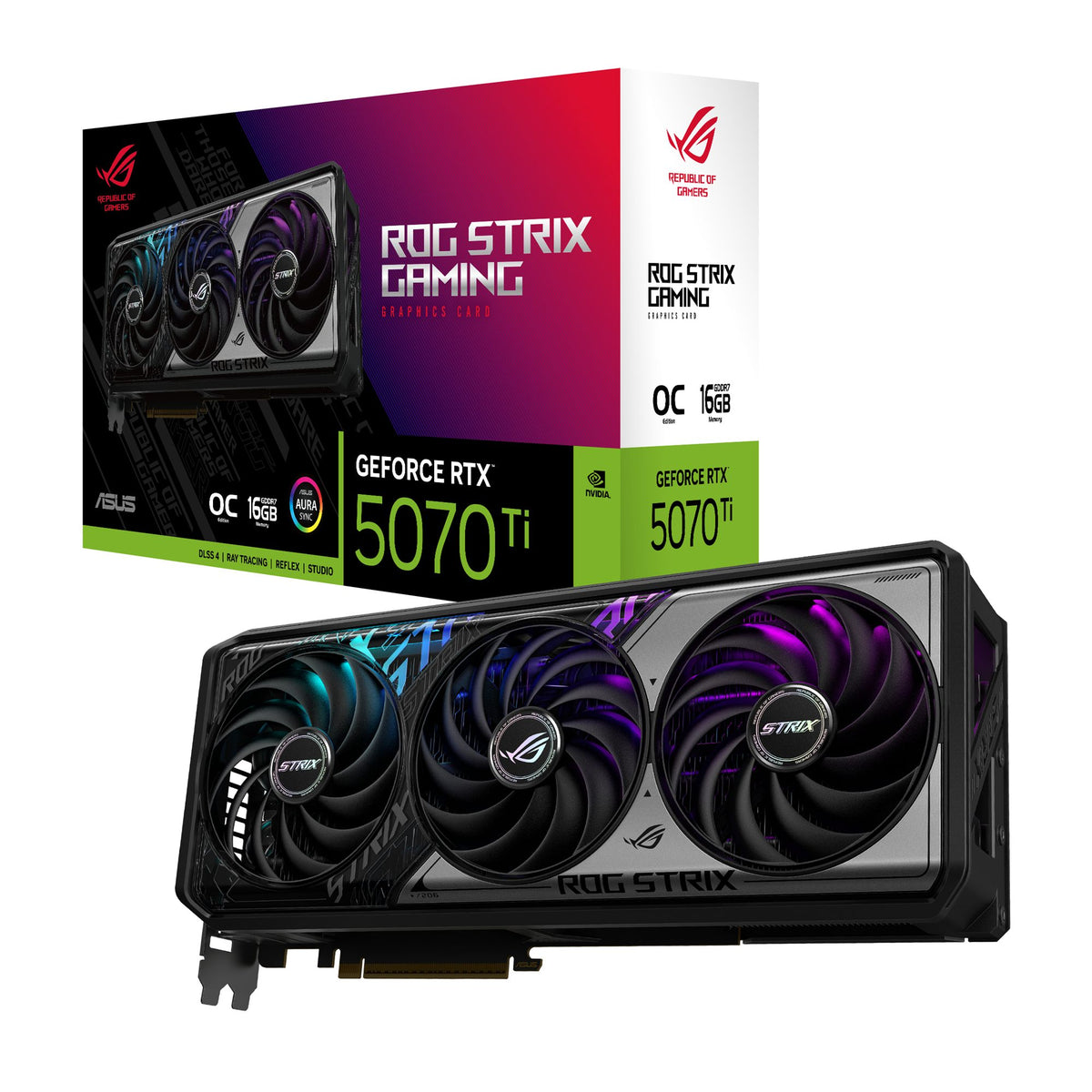 ASUS ROG Strix GeForce RTX 5070 Ti 16Go GDDR7 OC Edition