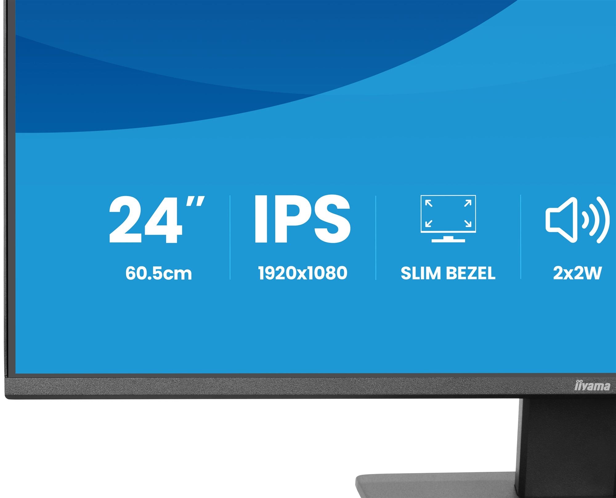 X2493HSU-B1 24" FHD IPS BLACK