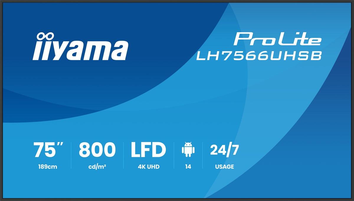 75" 3840x2160 UHD VA VESA Mount 800x800