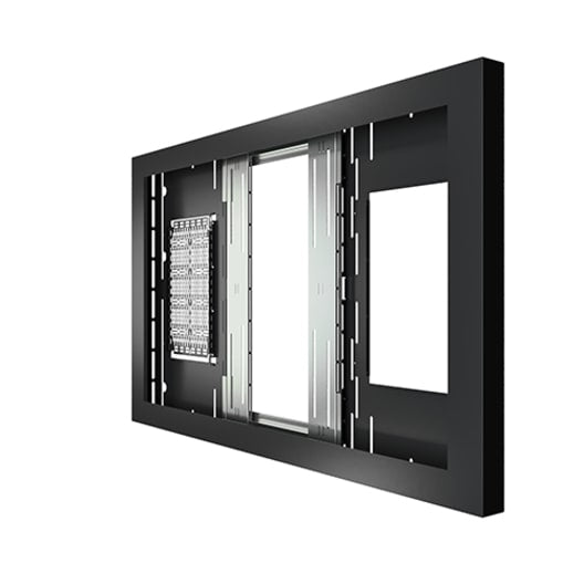 Chief IMPACT ON-WALL KIOSK - 40in LANDSCAPE, BLACK