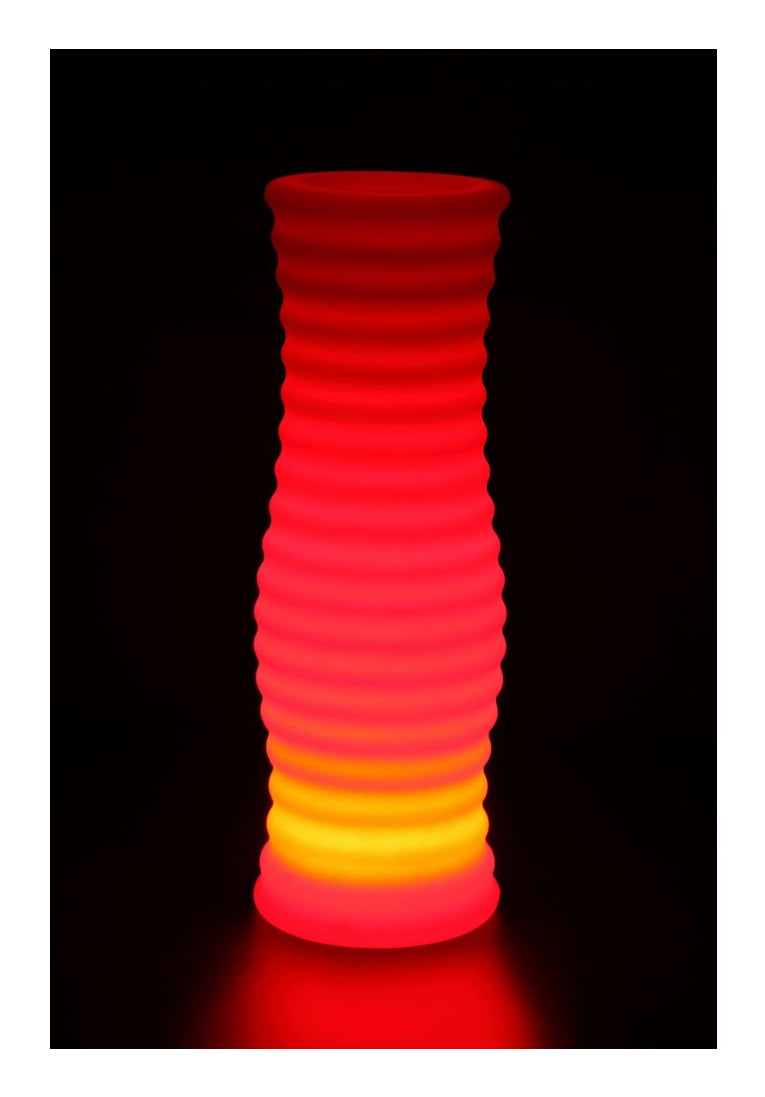 Techly I-LED FLOWERPOT Vase a fleurs avec éclairage LED RGB et télécommande