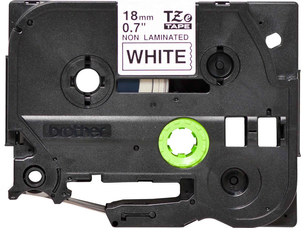 BROTHER P-TOUCH TZE-N241 noir sur blanc 18mm