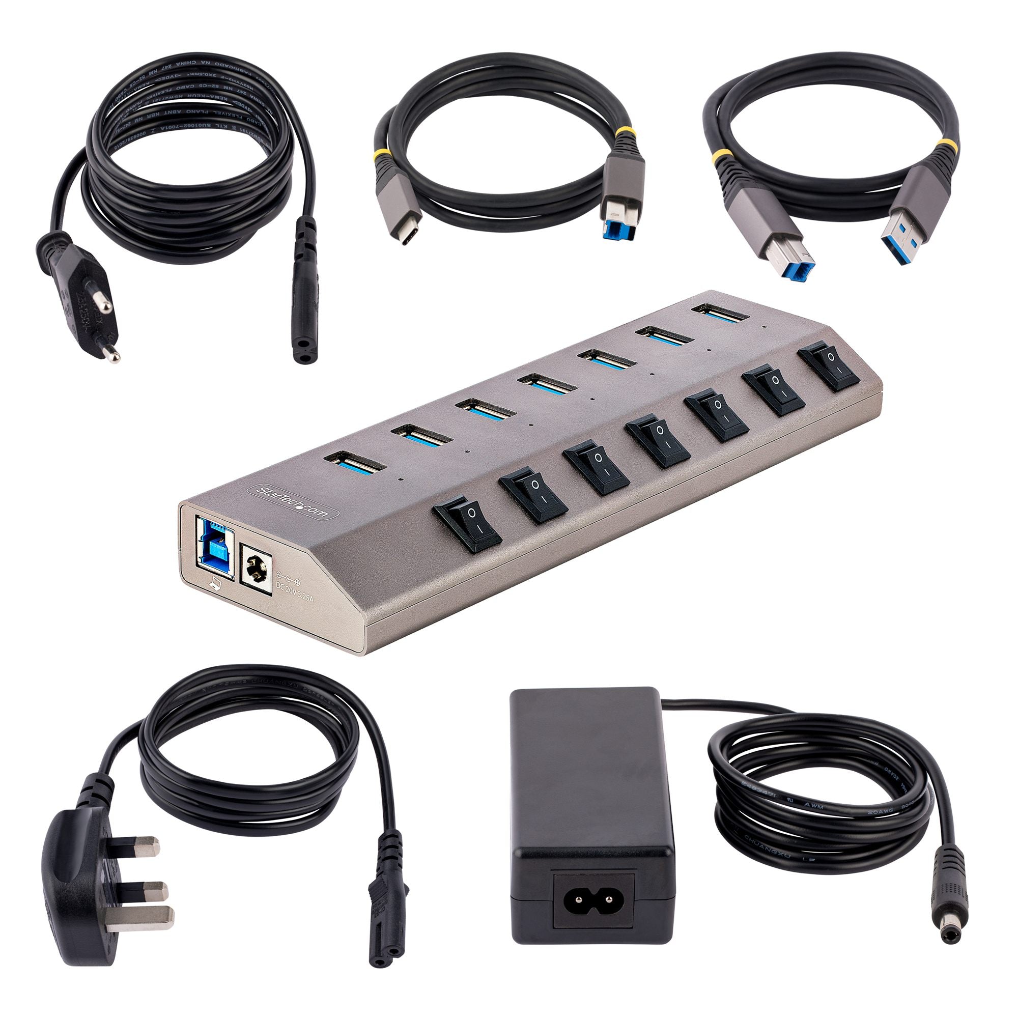 Startech 7-Port Self-Powered USB-C Hub