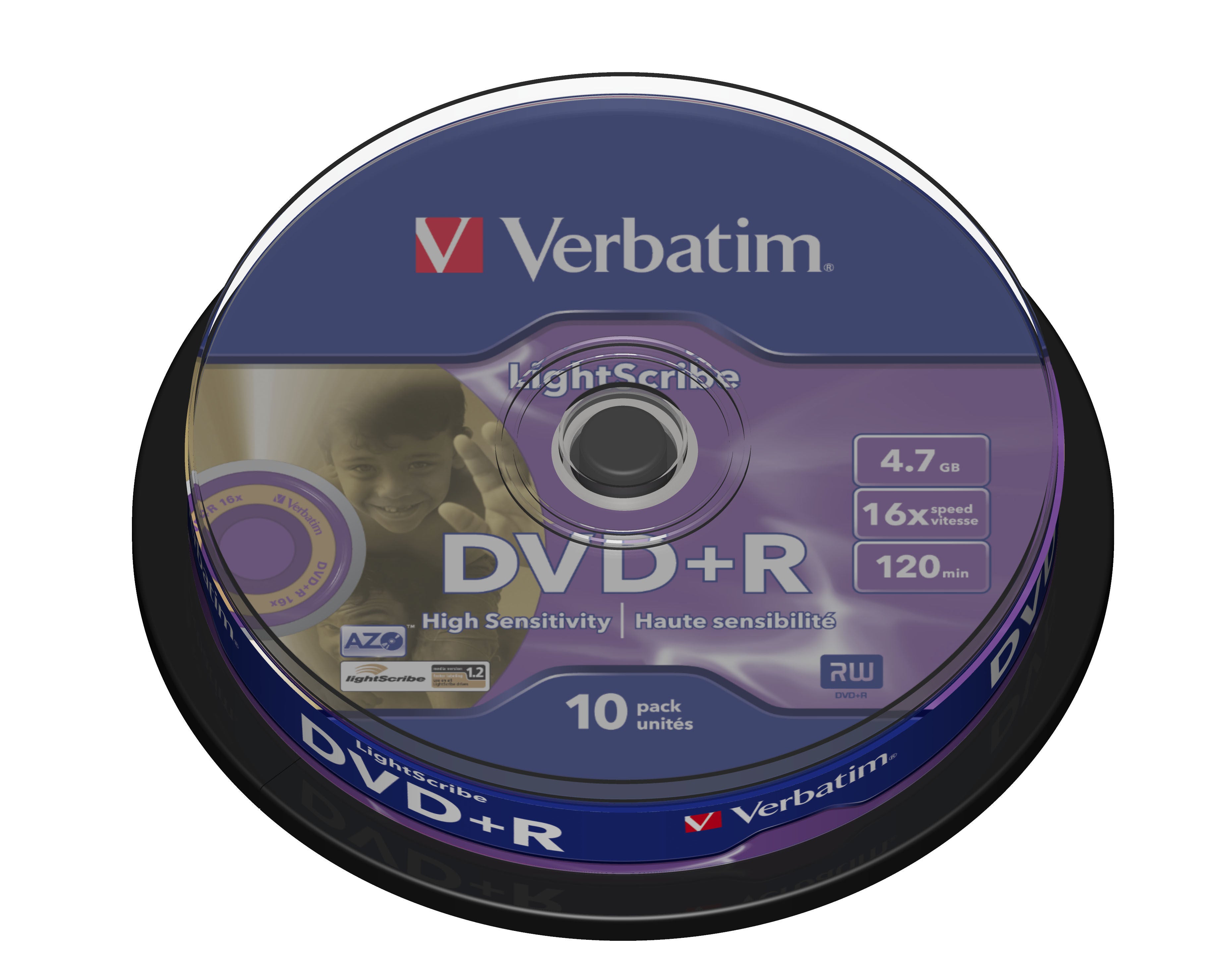 DVD+R/4.7GB 16xspd Spindle 10pk Adv
