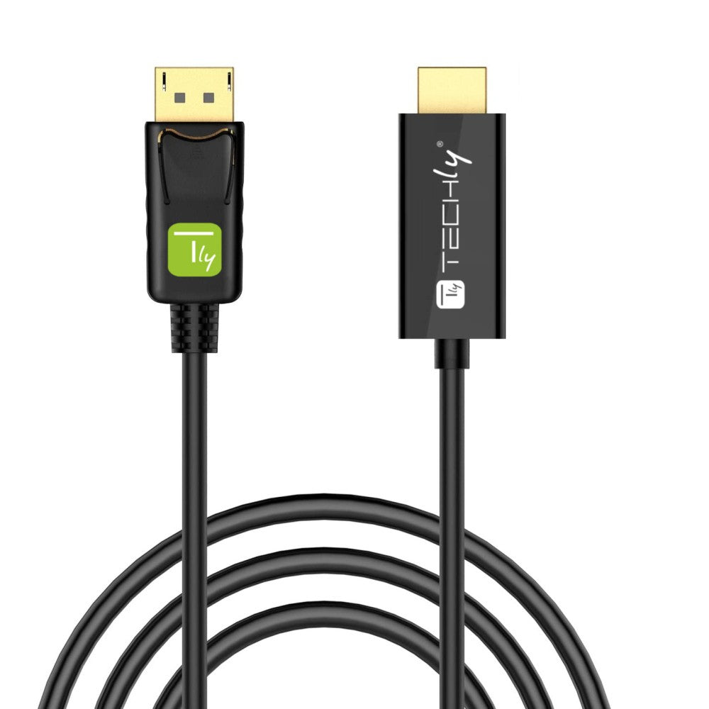 Techly ICOC DSP-H12-020 Câble DisplayPort vers HDMI 1080p*60Hz 2m M/M