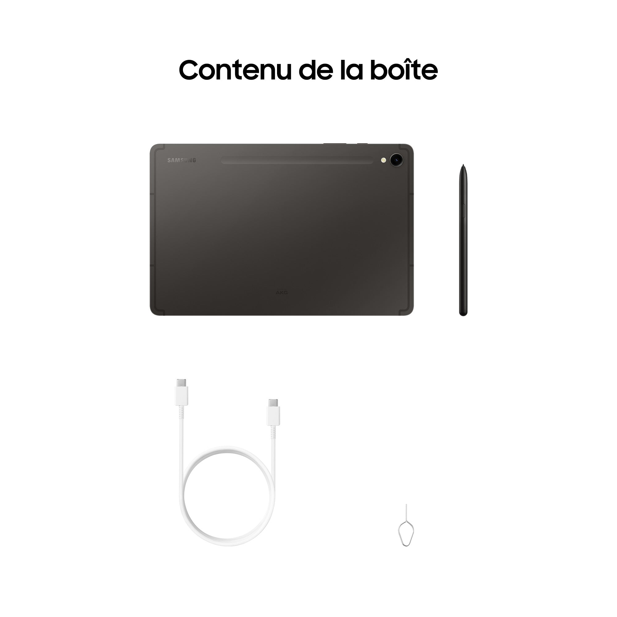 Tablette Galaxy Tab S9 11 256Go Anthracite WIFI Android 14 RAM 12Go 2560X1600 4