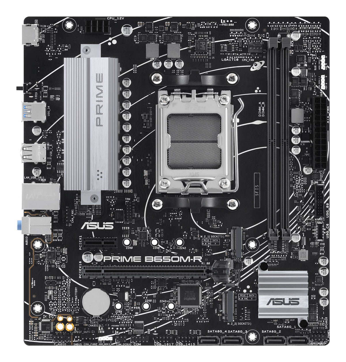 ASUS PRIME B650M-R AMD B650 Emplacement AM5 micro ATX