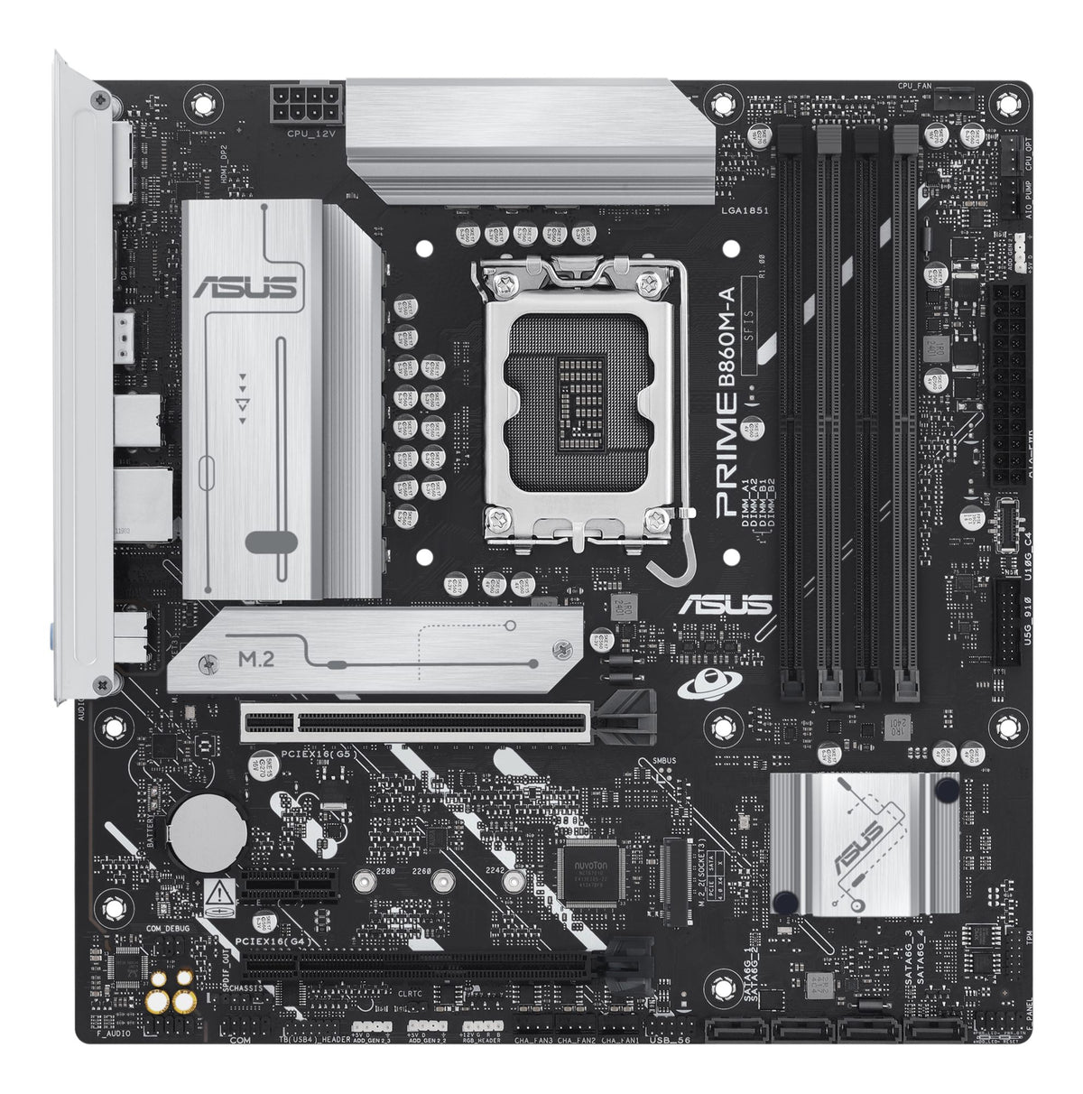 ASUS PRIME B860M-A-CSM LGA1851 DDR5 micro ATX MB 1xHDMI 2xDP 2xM.2 4xSATA