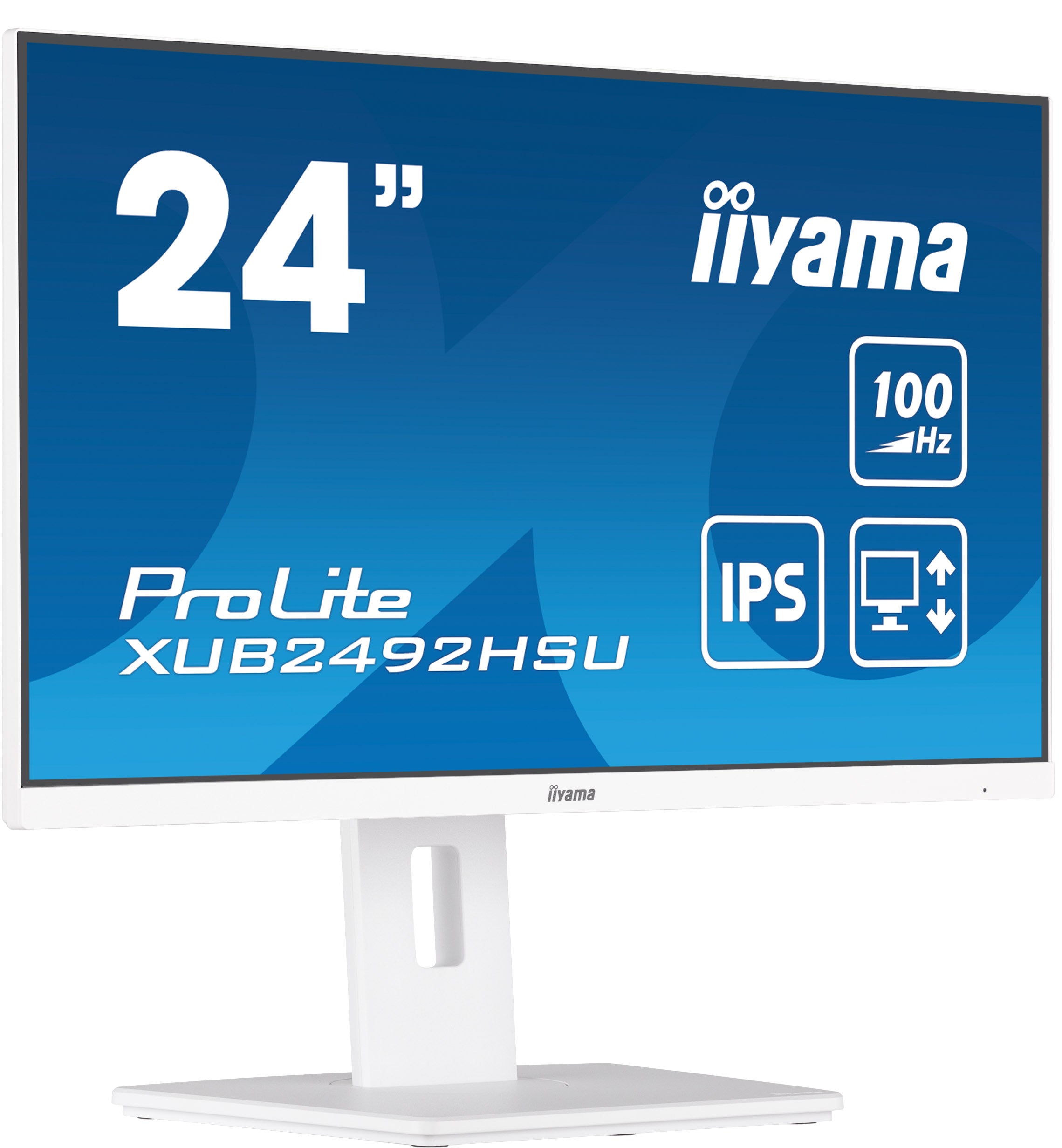 "iiyama XUB2492HSU-W6 écran plat de PC 60,5 cm (23.8"") 1920 x 1080 pixels Full HD LED Blanc"