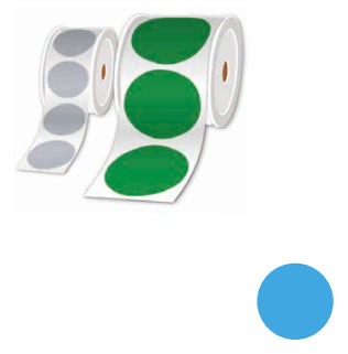 BROTHER Pre-cut and pre-printed round labels calendar tags on rolls Grey 50mm - 500 labels / roll