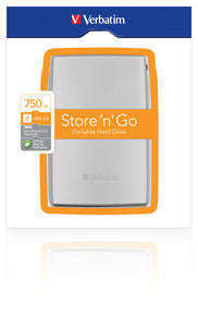 HDD 2.5" 750GB 5400 RPM USB 2.0 silver
