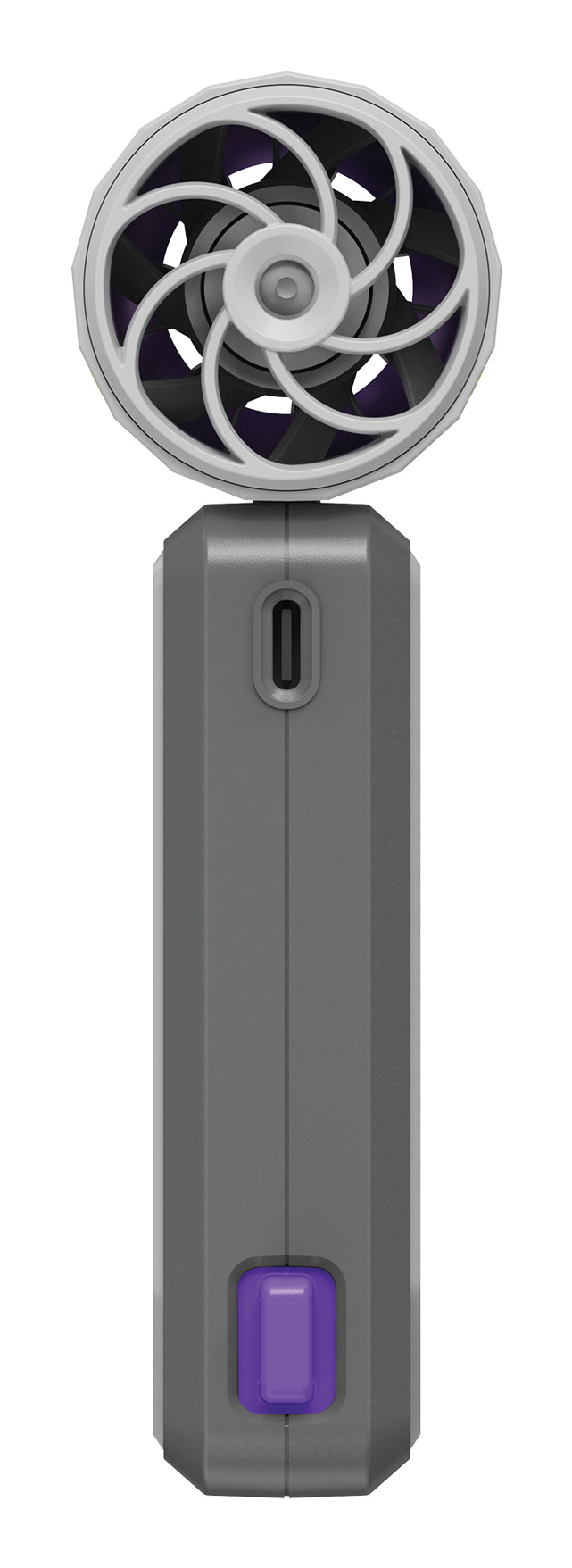 CooleneGo AirJet Handheld Fan Grey/Purpl