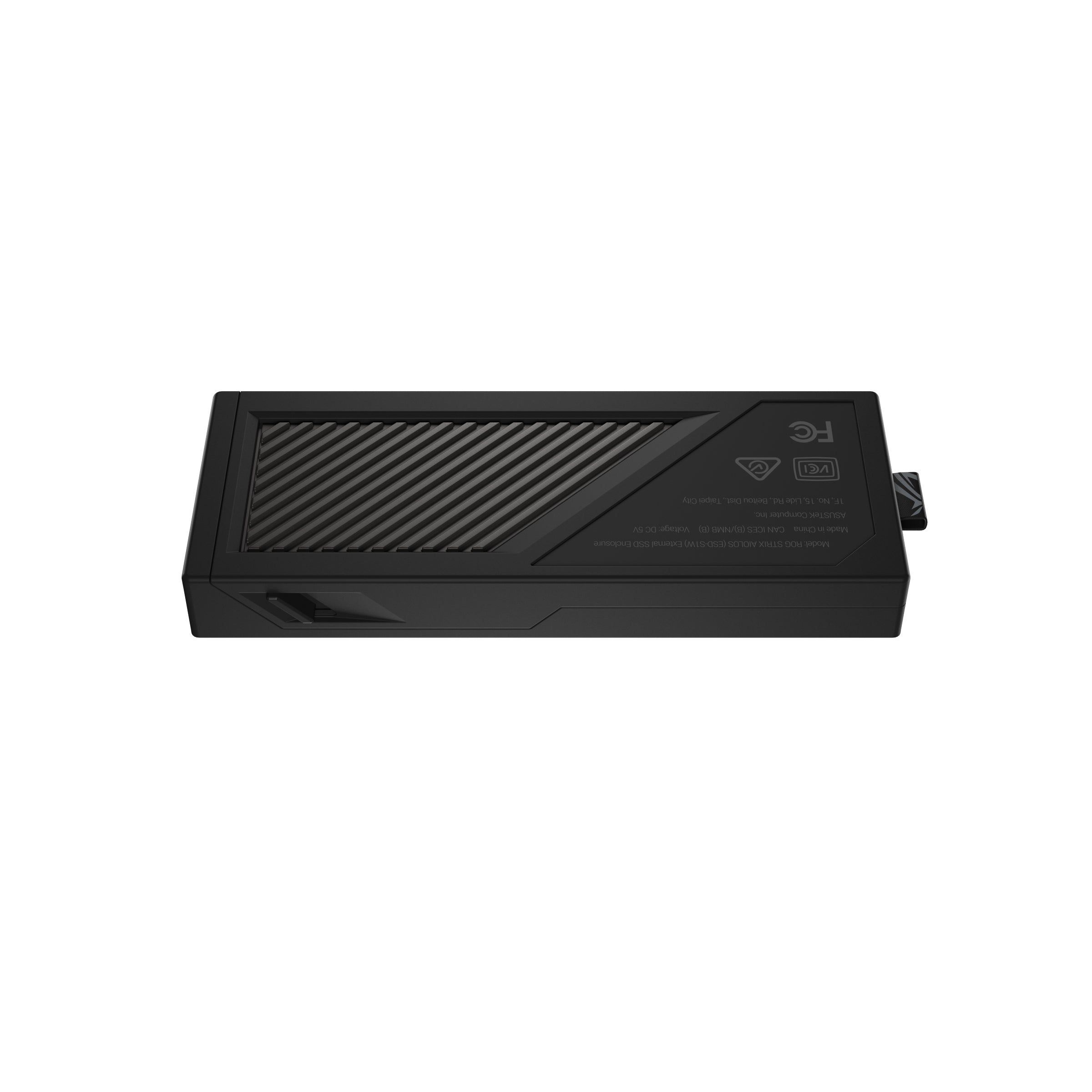 ASUS ROG Strix Aiolos M.2 NVMe SSD Enclosure USB 3.2 GEN2 Type-C 20Gbps Aura Sync RGB