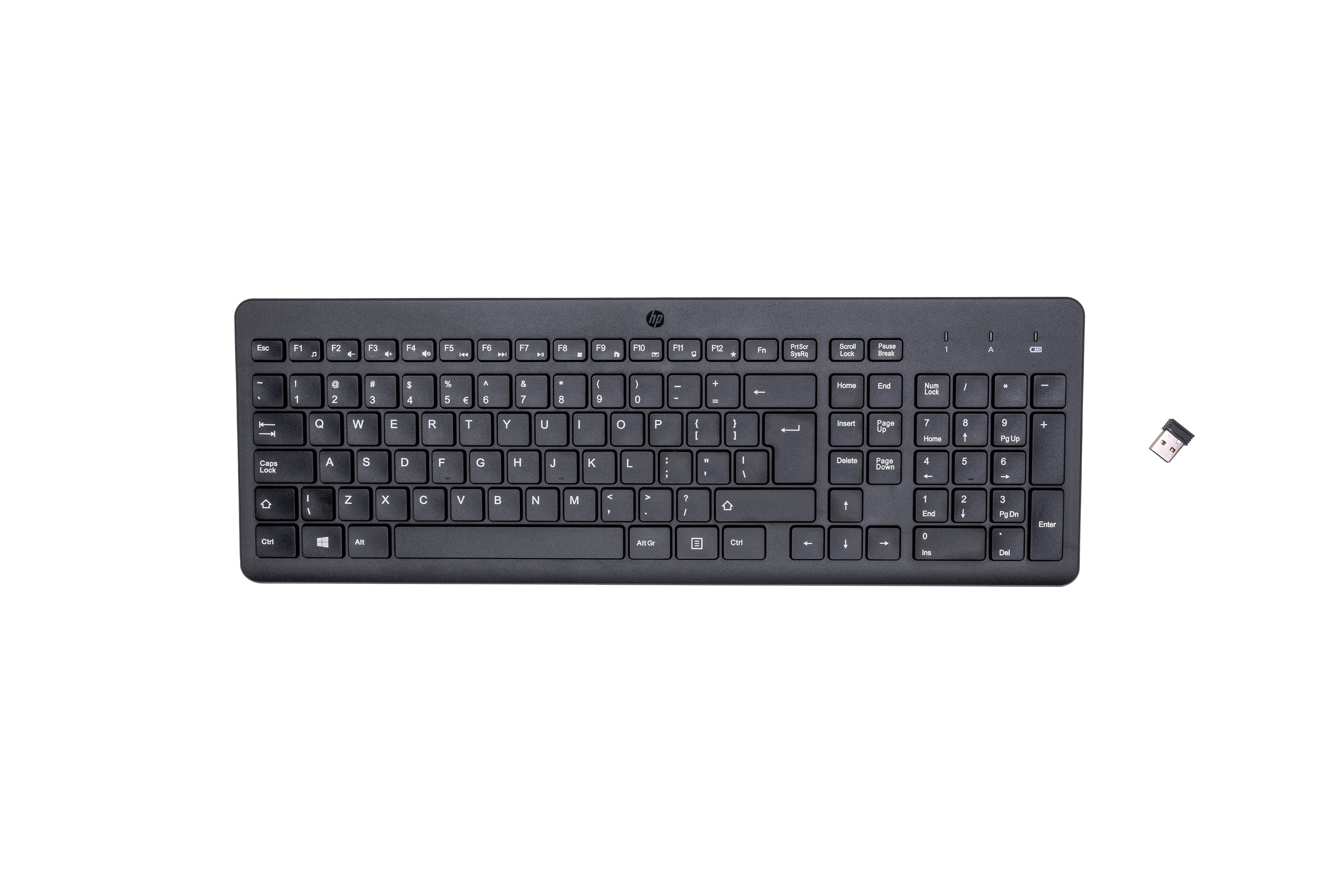 HP 220 WL KBD EMEA-INTL EN Loc-Euro plug