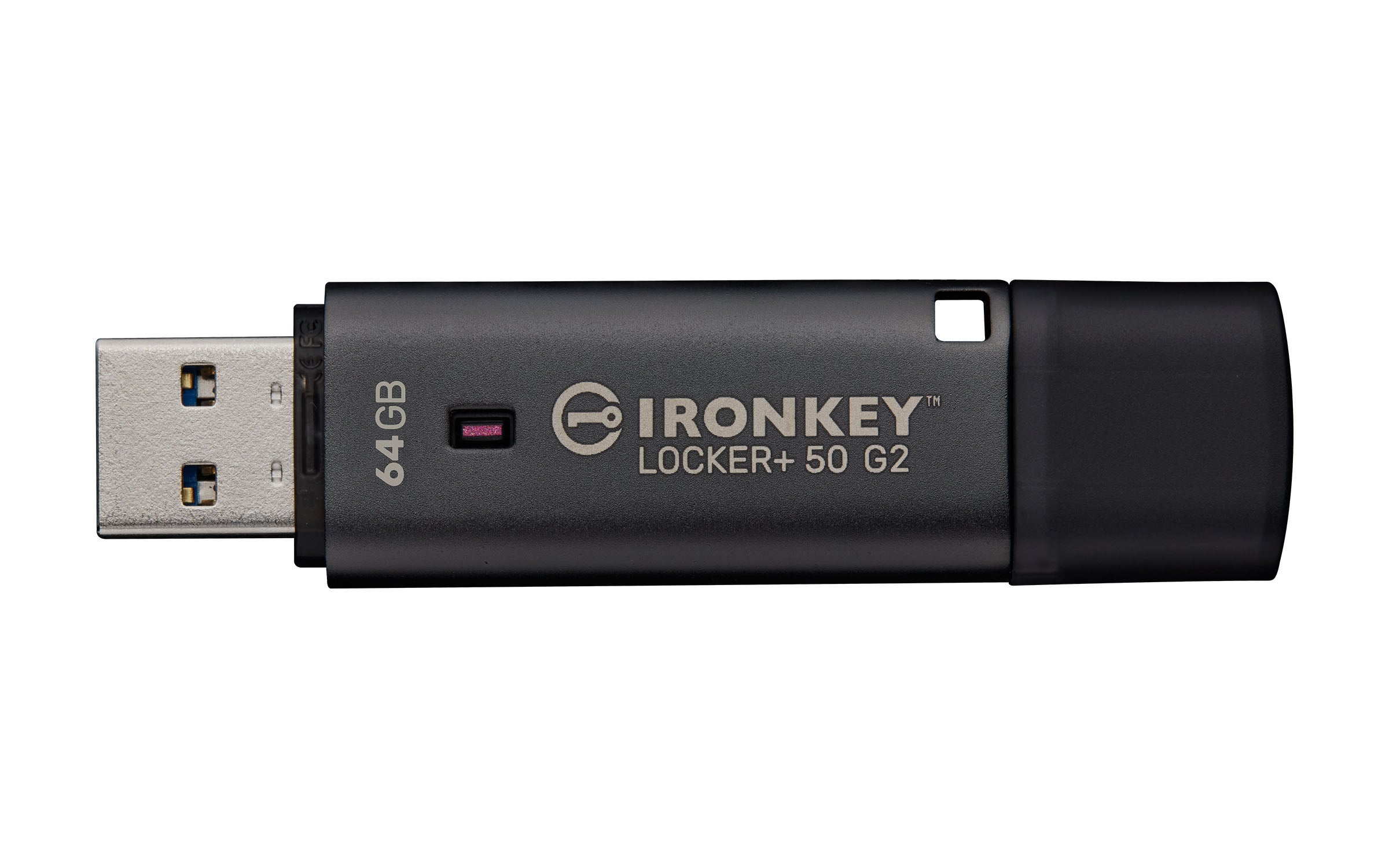 KINGSTON 64Go IronKey Locker Plus 50 G2 FIPS 197 AES-256