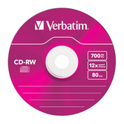 CD-RW/700MB 80Min 12x HiSpeed SC Col 5pk