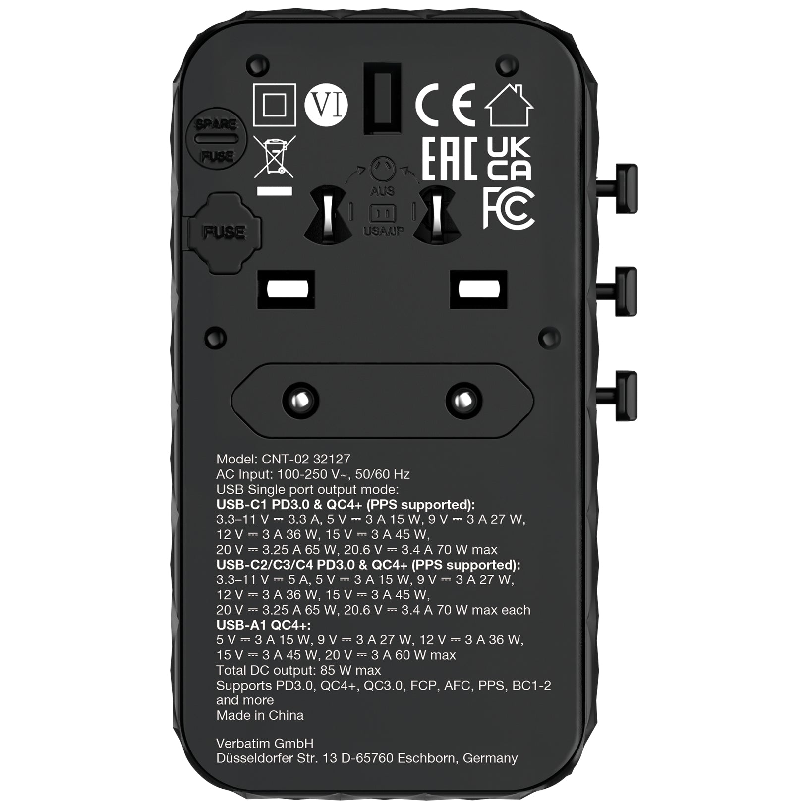 Charge ´n´ Travel Diamond 85W Retractabl