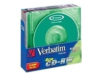 Mini CD-RW/210MB 2x-4x 8cm SC color 5pk