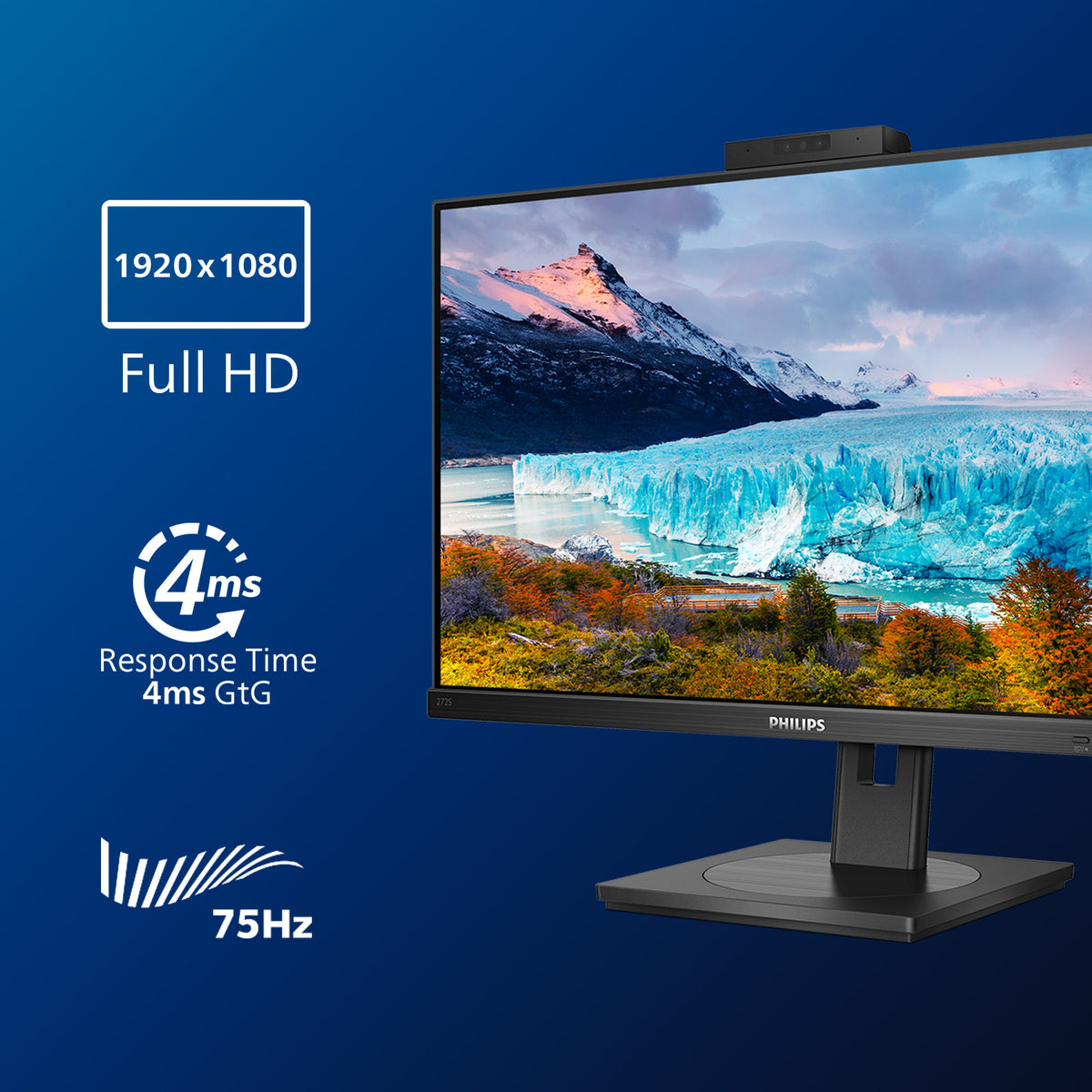 PHILIPS 272S1MH/00 S-Line 27p FHD 75Hz IPS HDCP 1.4 DVI/DP/HDMI