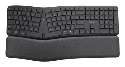TRUST Clavier sans fil KEYRA ergonomique Bluetooth