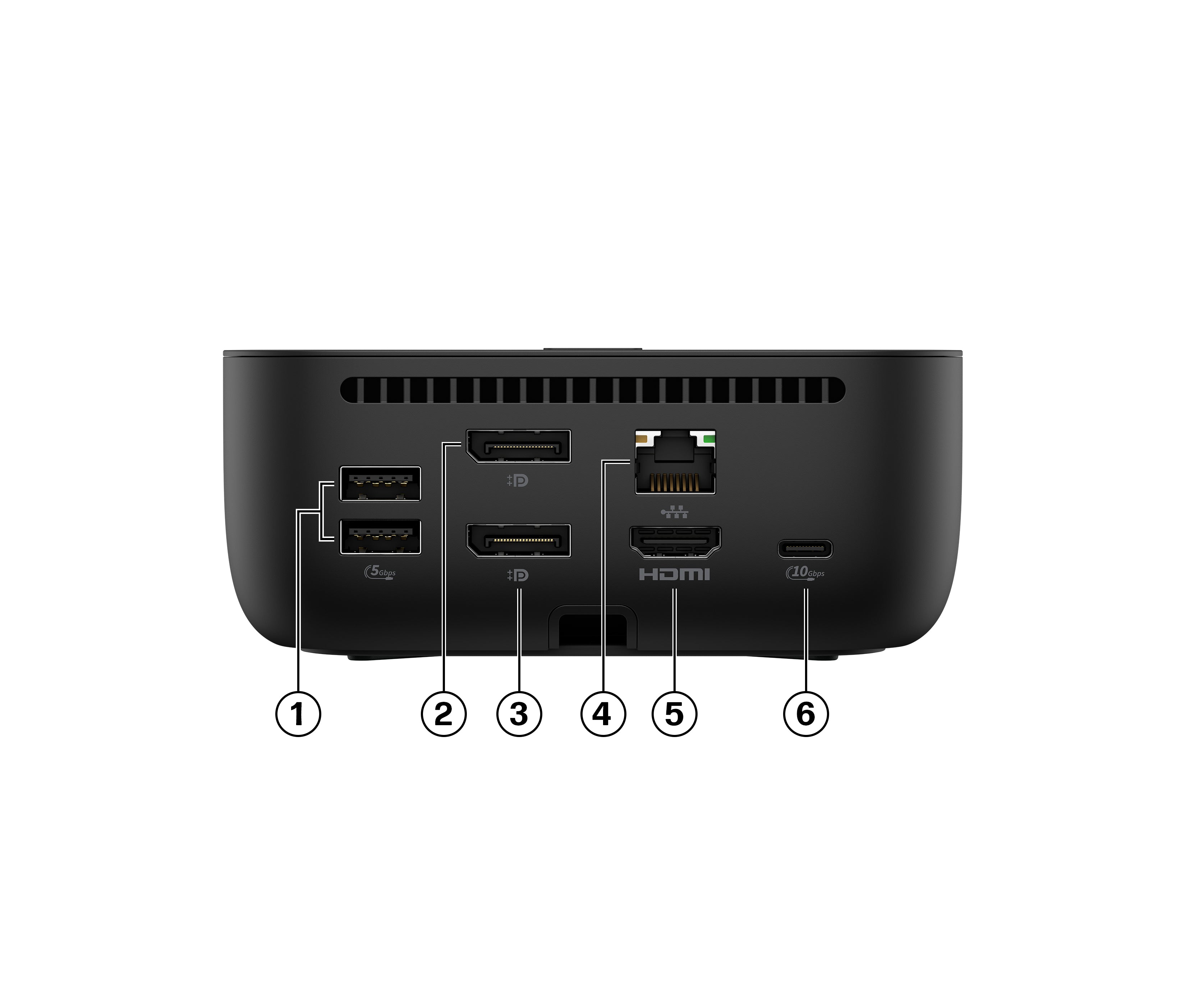 HP USB-C 100W G6 Dock EMEA-INTL EN Loc-E