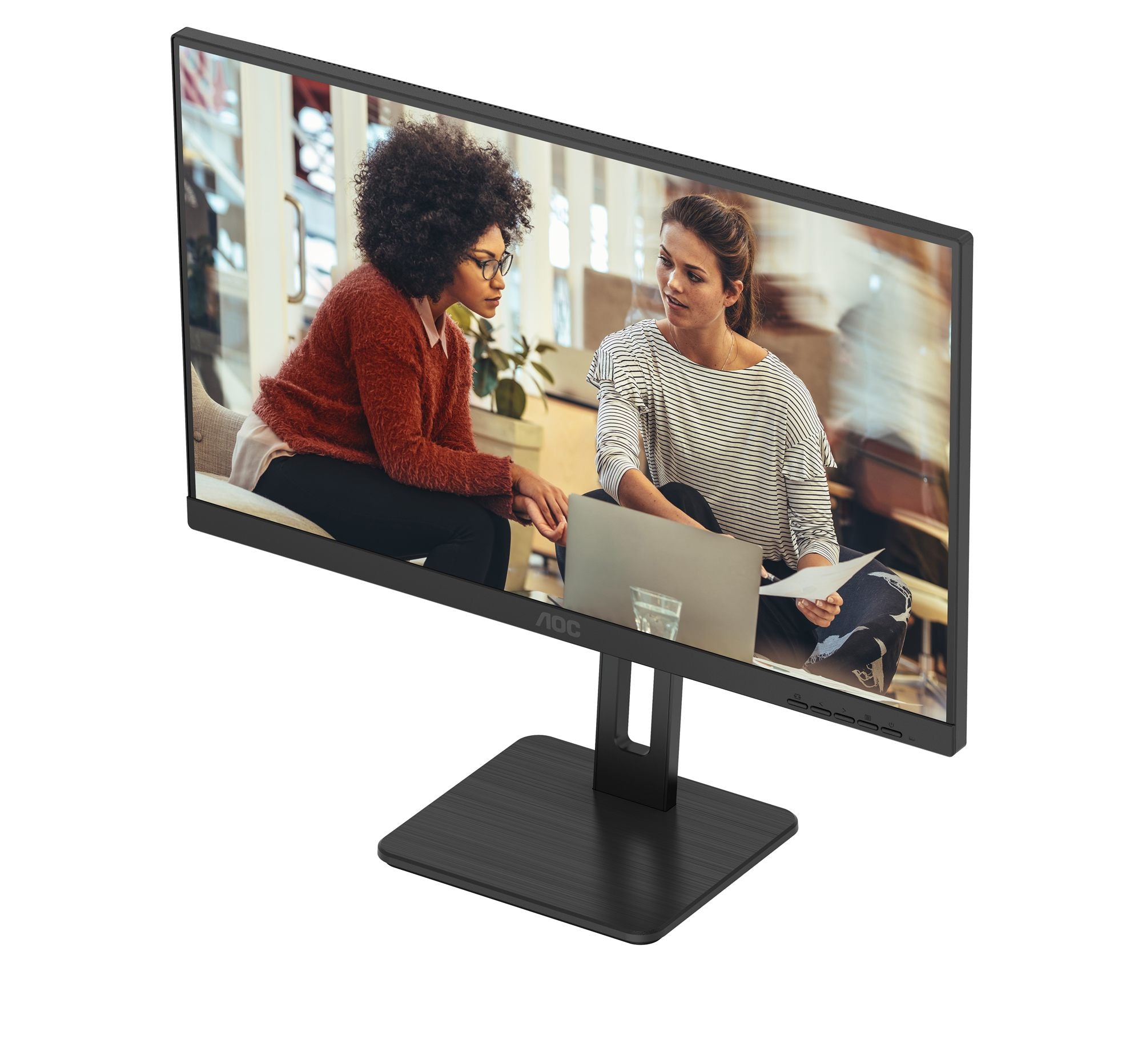 AOC U27E3UF 27p IPS 3840x2160 Monitor 4ms 16:9 2xHDMI DP USB Black