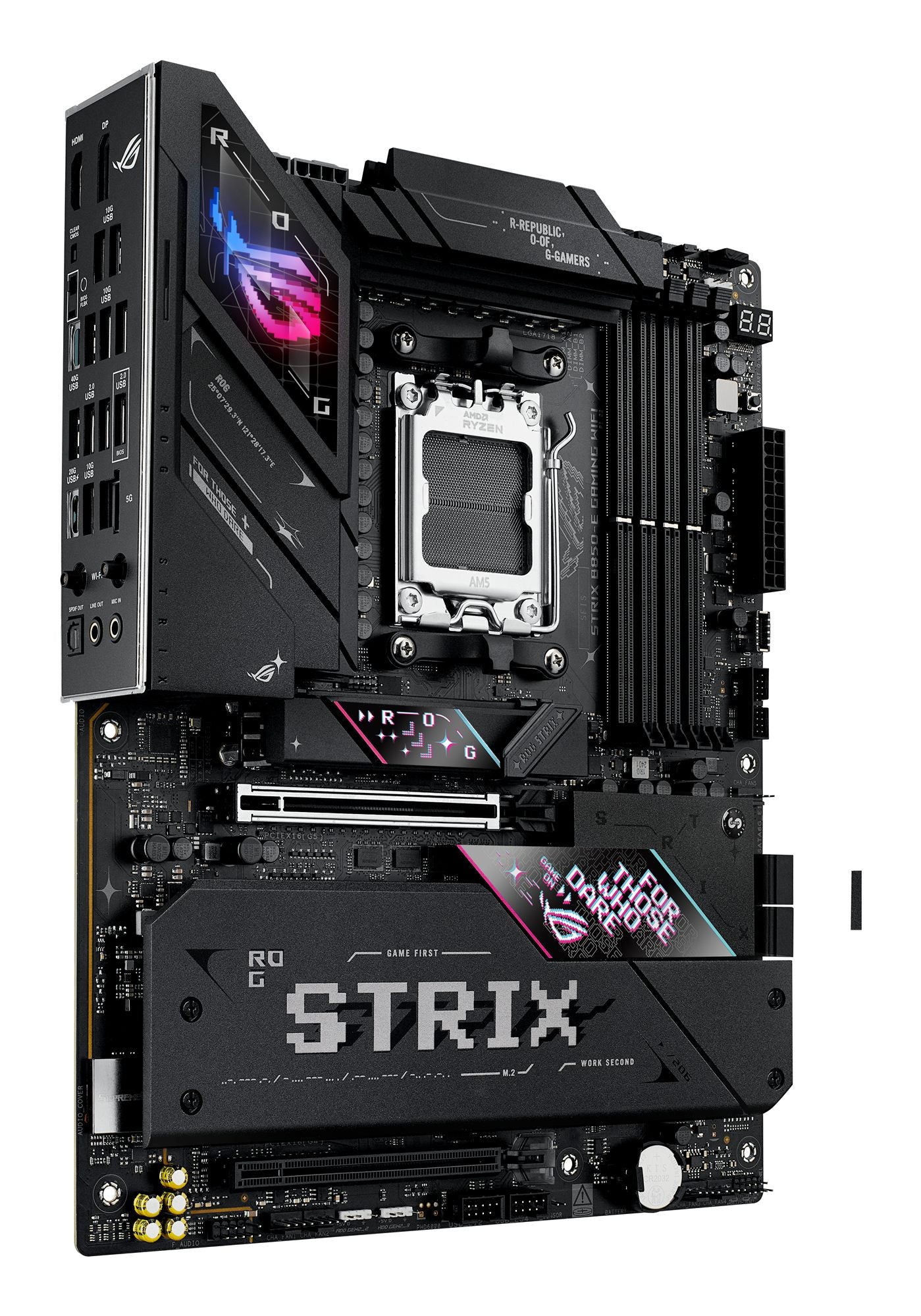 ASUS ROG STRIX B850-E GAMING WIFI AM5 DDR5 ATX MB 1xHDMI 1xDP 5xM.2 4xSATA
