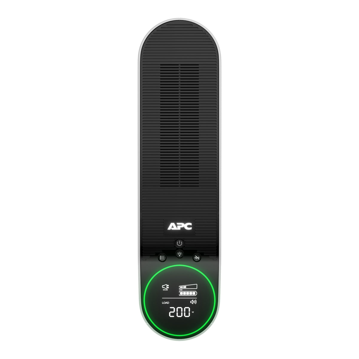 APC Back-UPS Pro 2200VA/1320W Tower 230V 4x Schuko and 2x IEC C13 outputs RGB lighting pure sine wave Arctic white