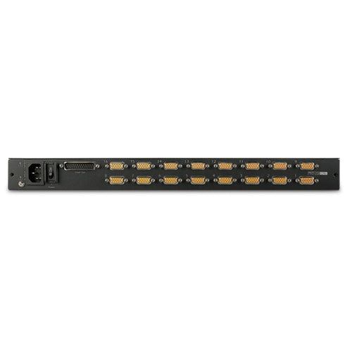 APC 17p Rack LCD Console with Integrated 16 Port Analog KVM Switch