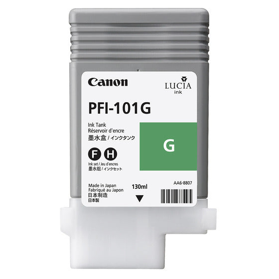 Ink tank PFI-101G/Green 130ml f IPF5000
