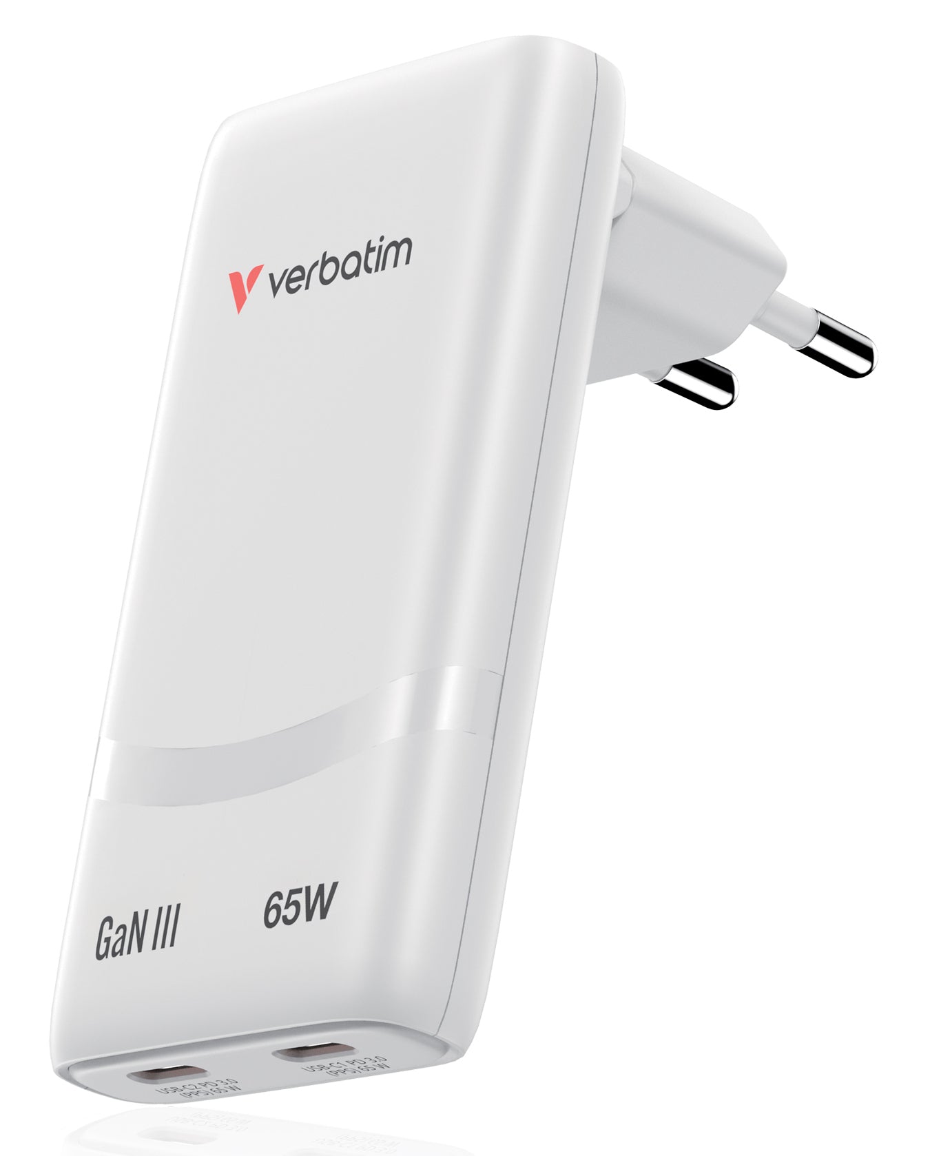 Fold ´n´ Go GaN Charger 65W EU plug Whit
