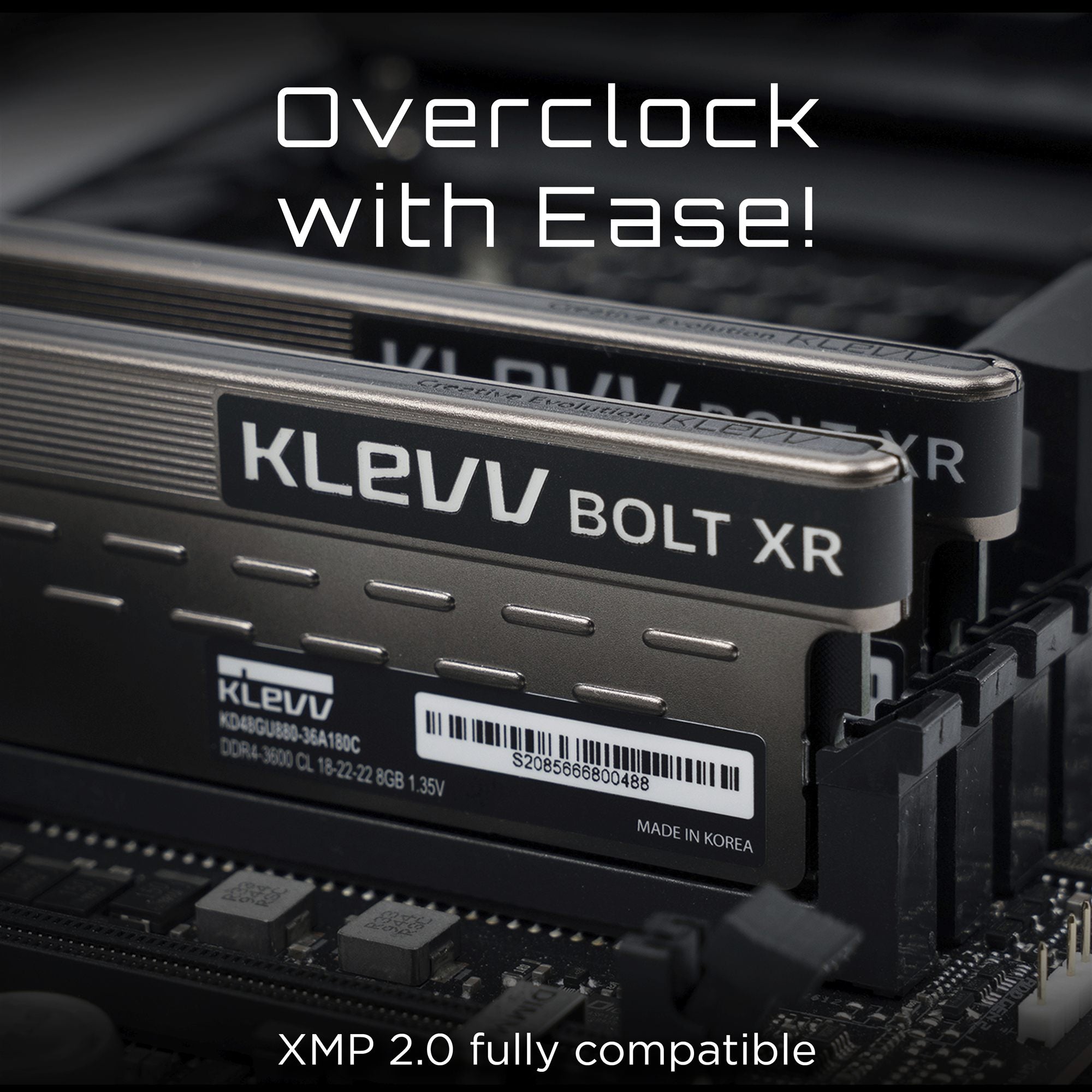 8GB XR GAMING DIMM DDR4 4000MHZ KLEVV