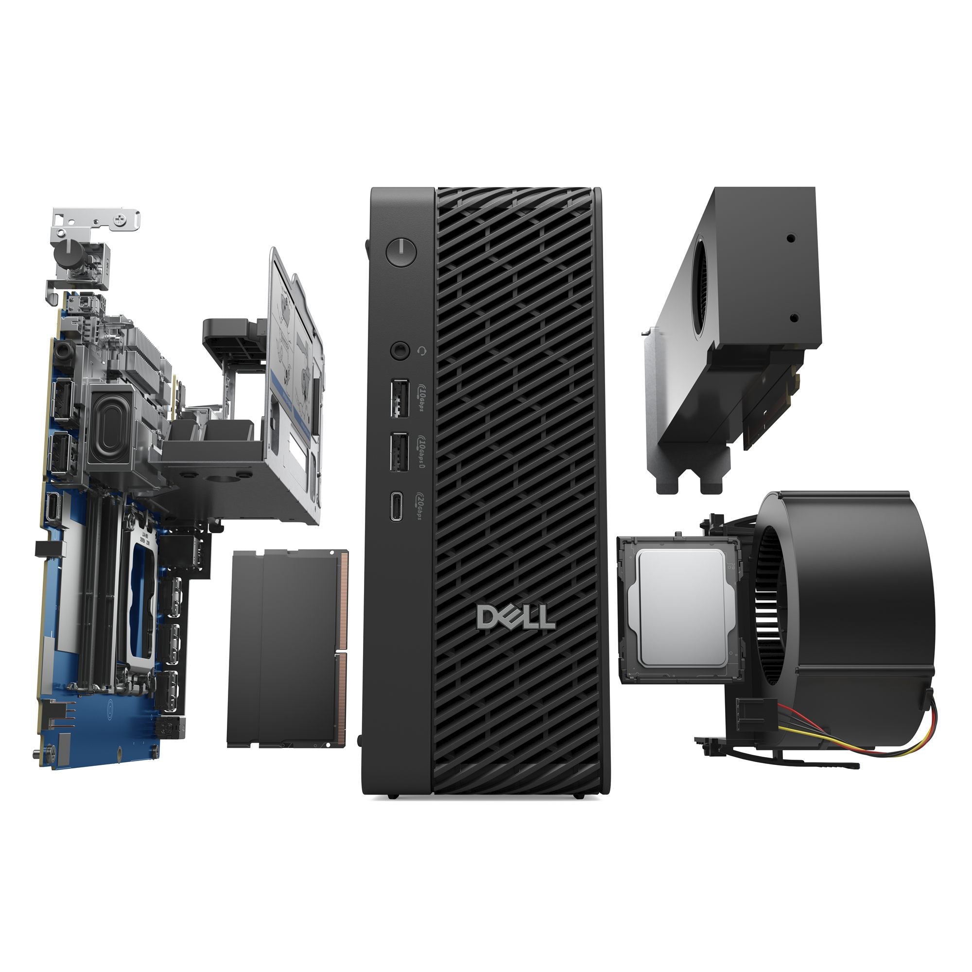 DELL Pro Max Micro FCM2250 280W Ultra 7 265U 16GB 512GB RTXA4000 W11P 3YPS