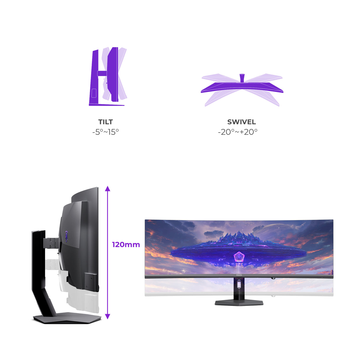 48.9' AOC AGON PRO AGP497UCZD