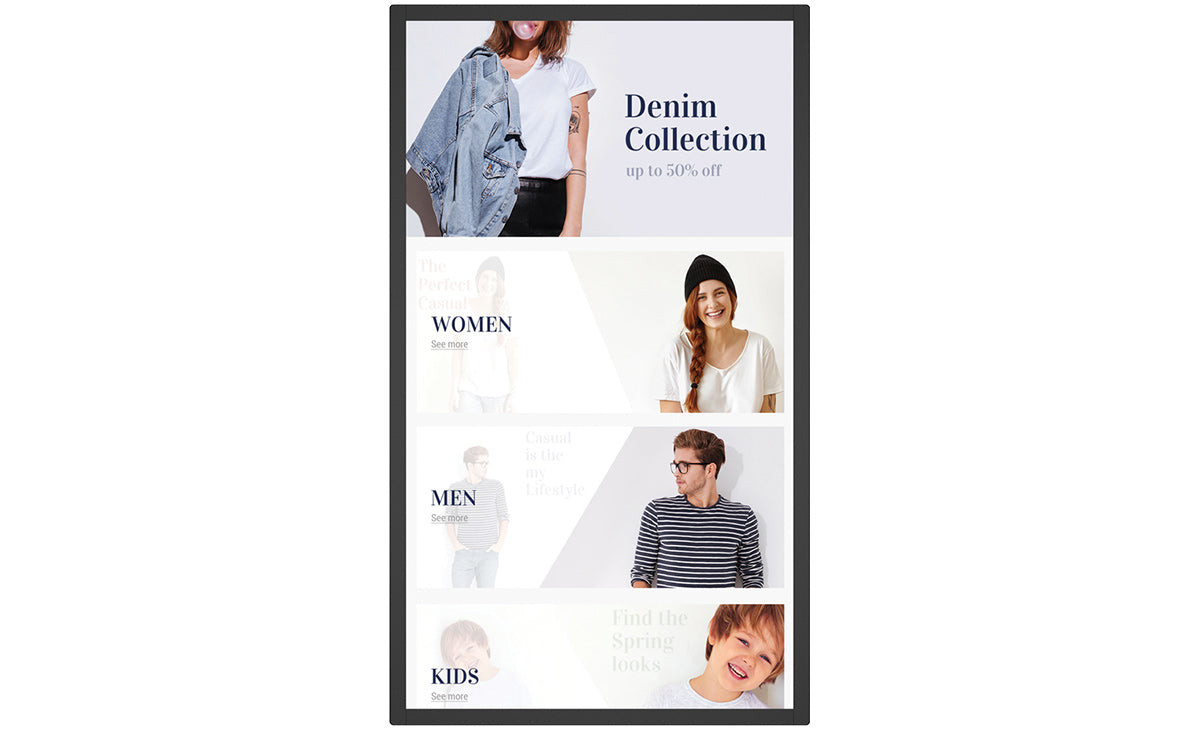 IL430/43" LED Interactive Signage