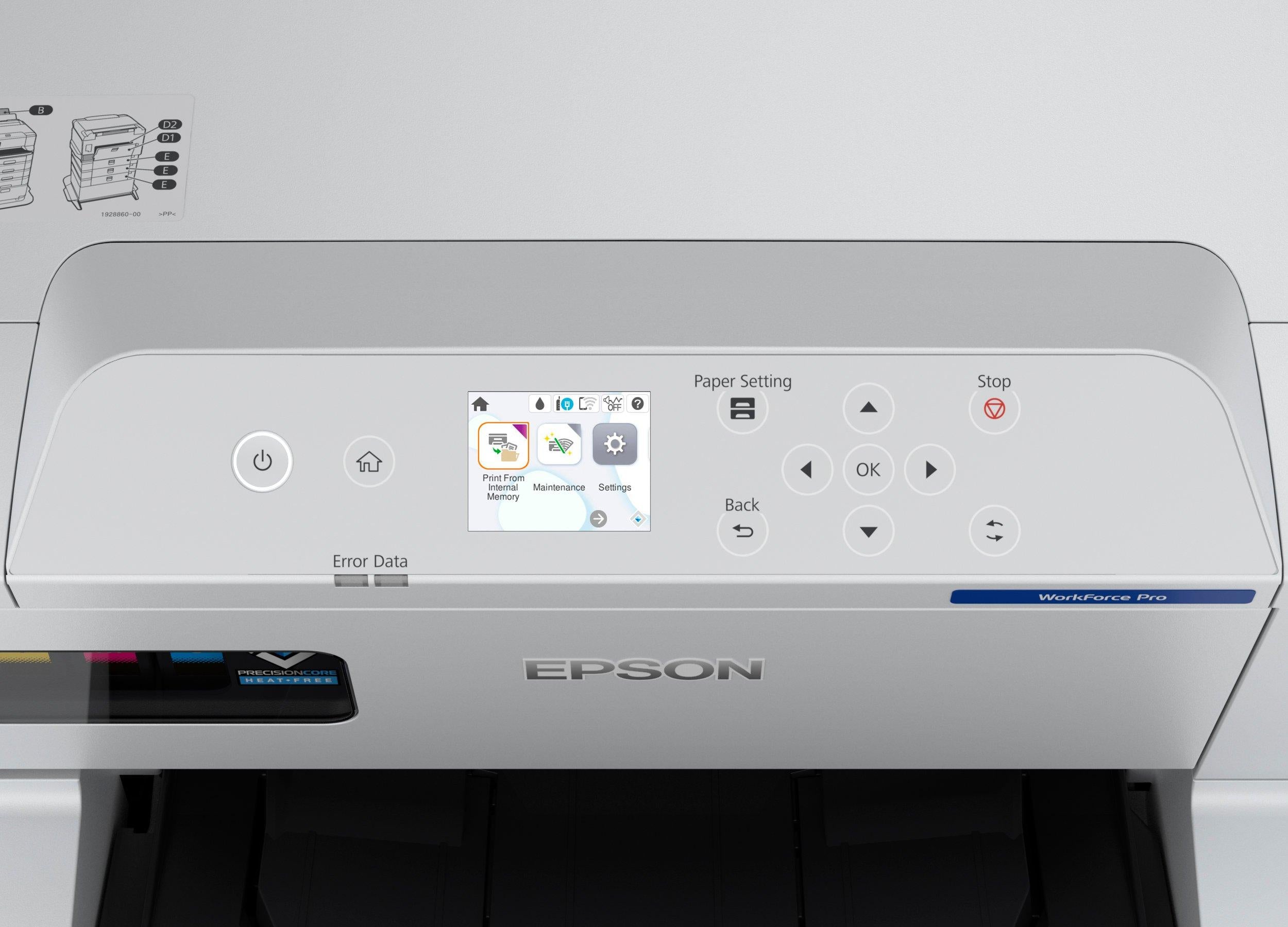 EPSON WorkForce Pro EP-C7000DW Printer colour Duplex inkjet A3 4800x1200dpi 25ppm mono 24ppm colour 335sheets USB LAN Wi-Fi