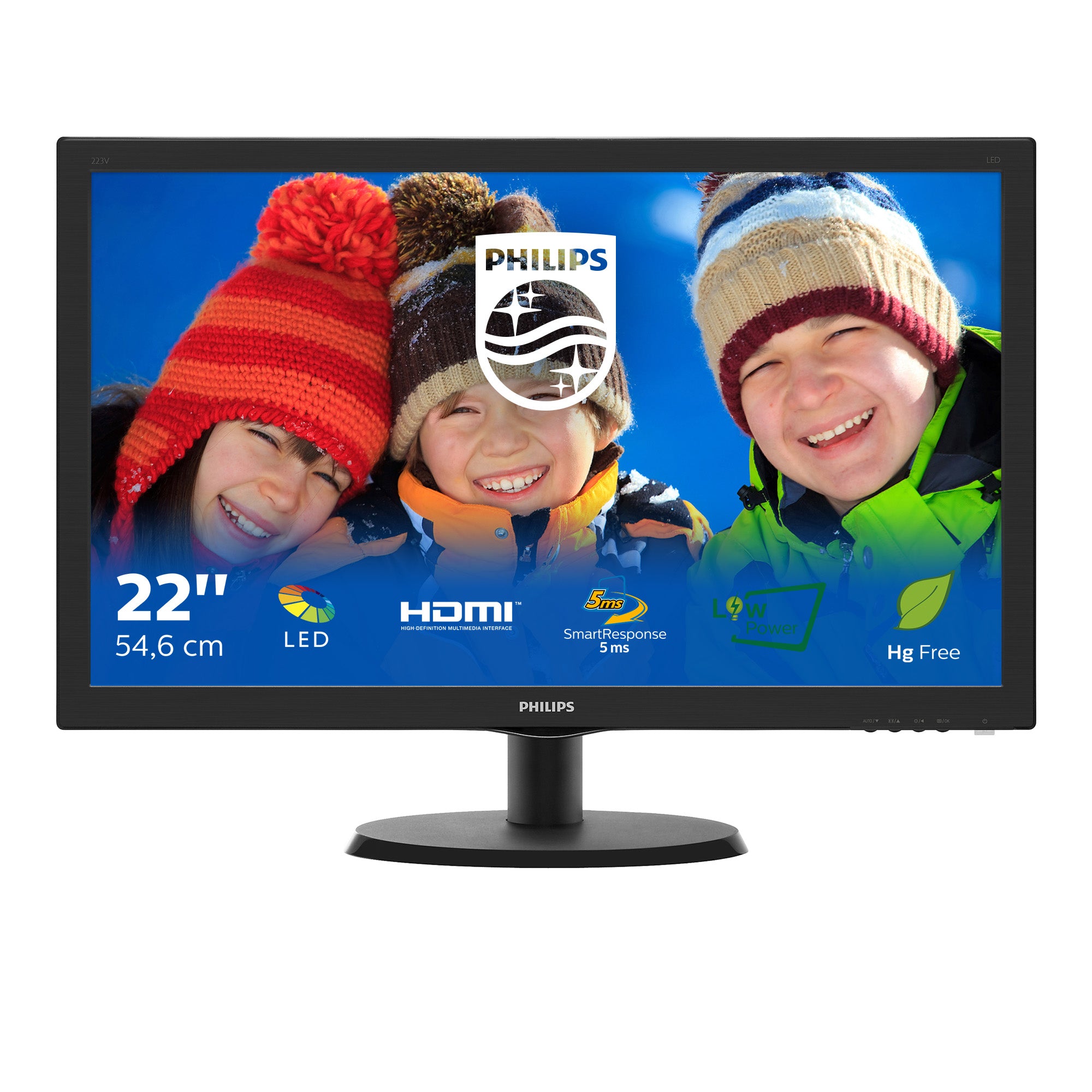 PHILIPS- Ecran bureautique 22" 223V5LHSB2
